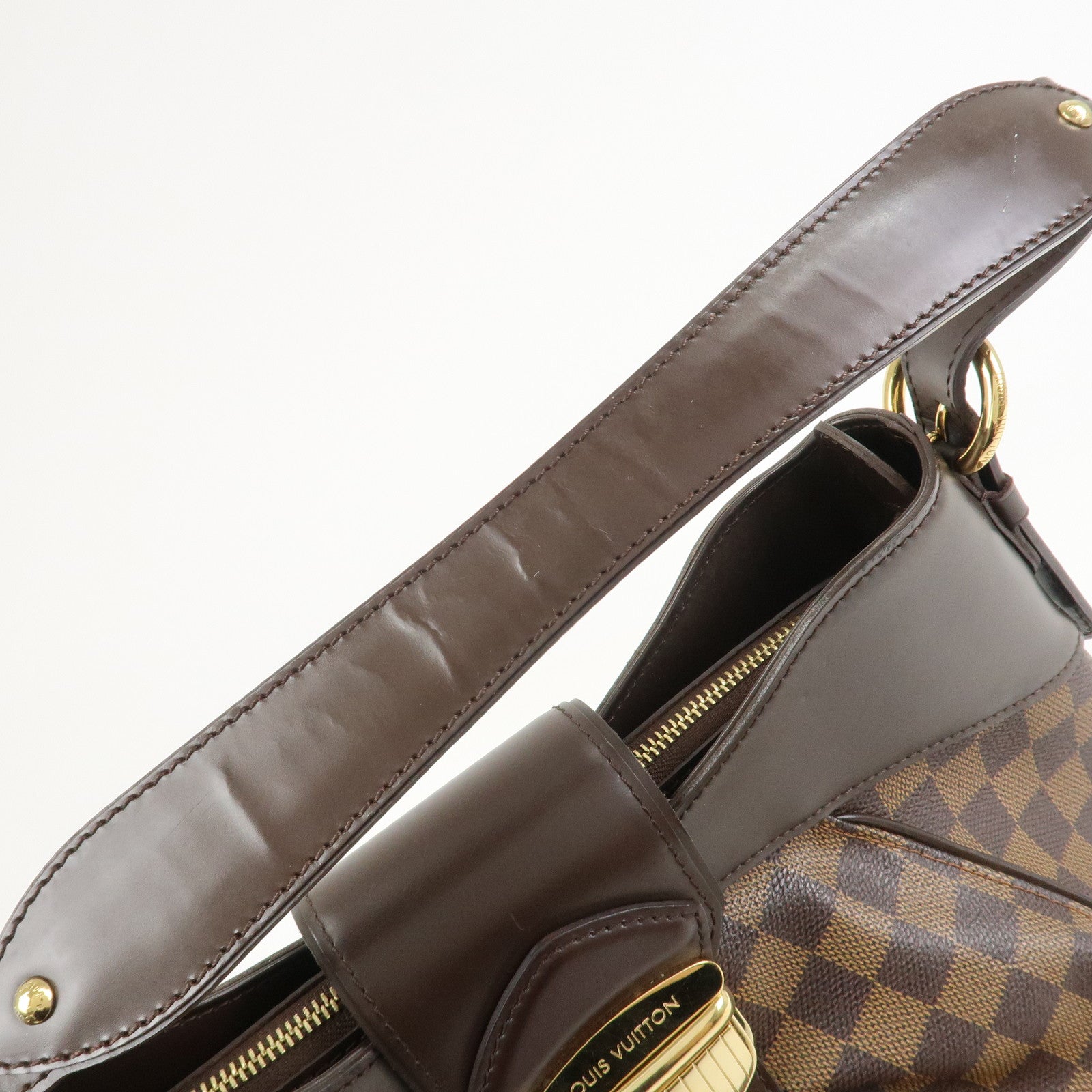 Louis Vuitton Damier Sistina MM Shoulder Bag Damier Ebene N41541