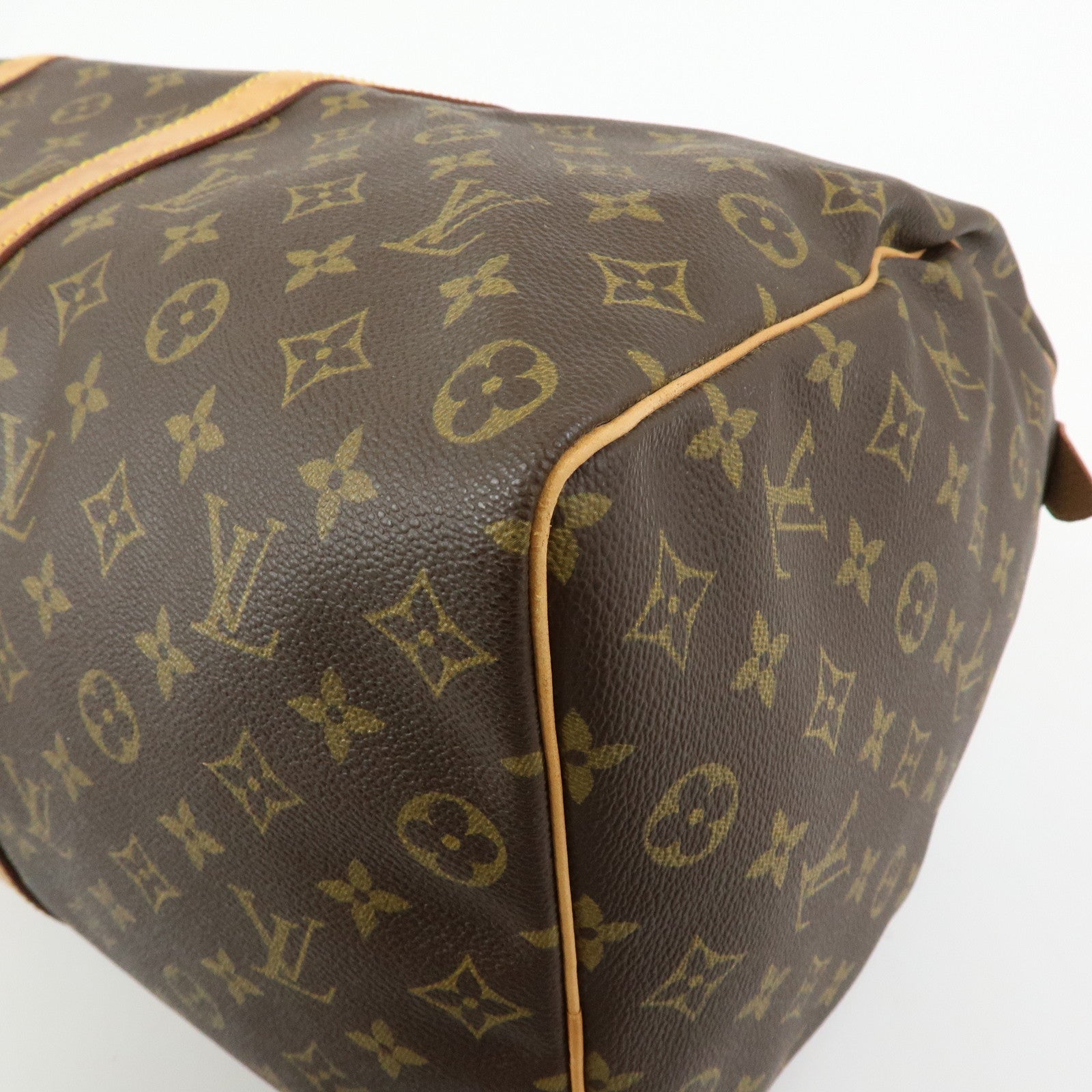Louis Vuitton Monogram Keep All 50 Boston Bag Hand Bag Brown M41426