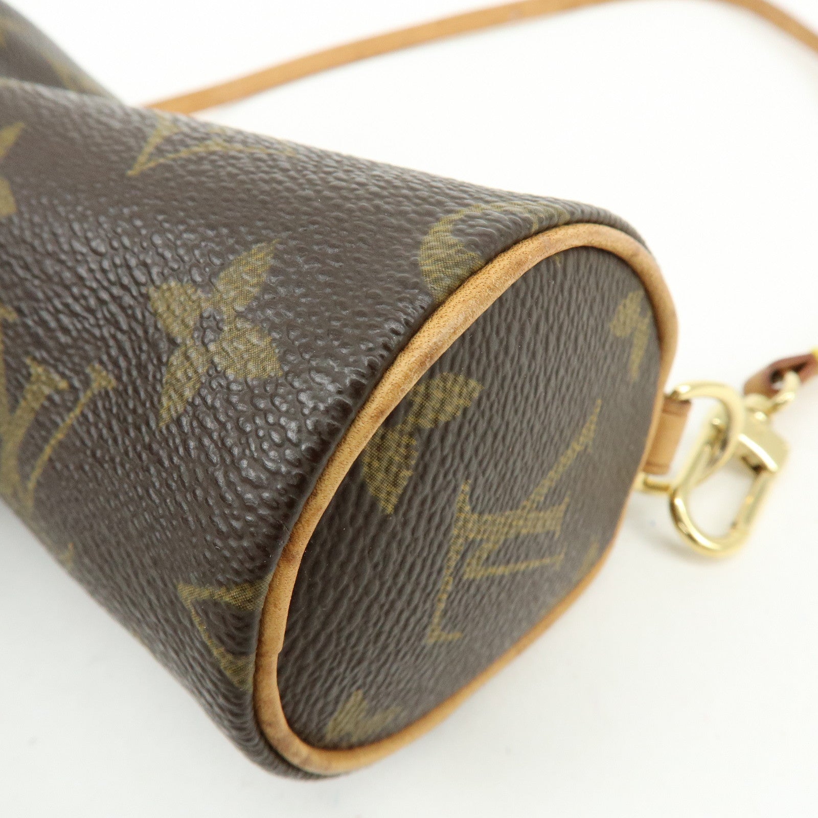 Louis Vuitton Monogram Mini Pouch for Papillon Bag Brown