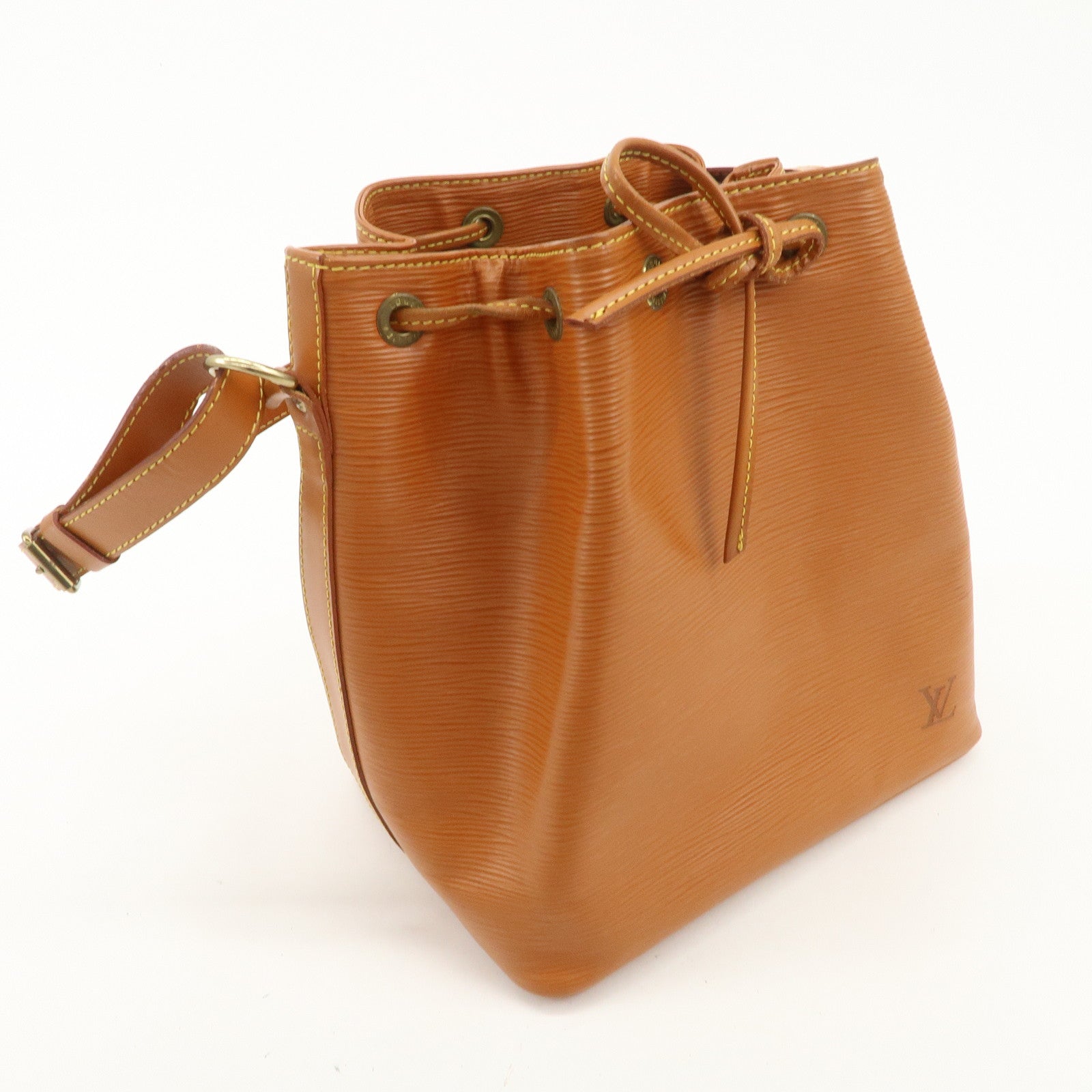 Louis Vuitton Epi Leather Petit Noe Shoulder Bag Zipang Gold M44108