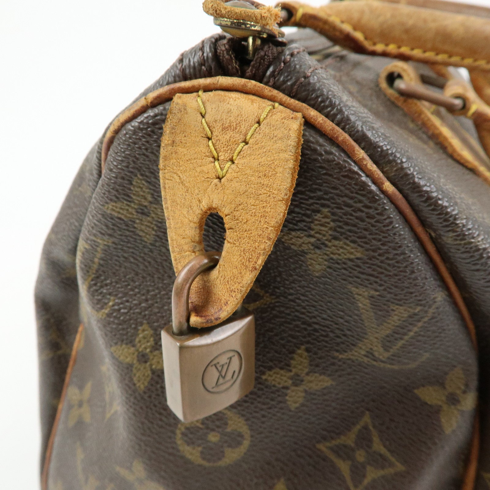 Louis Vuitton Monogram Speedy 25 Boston Bag Hand Bag Brown M41528