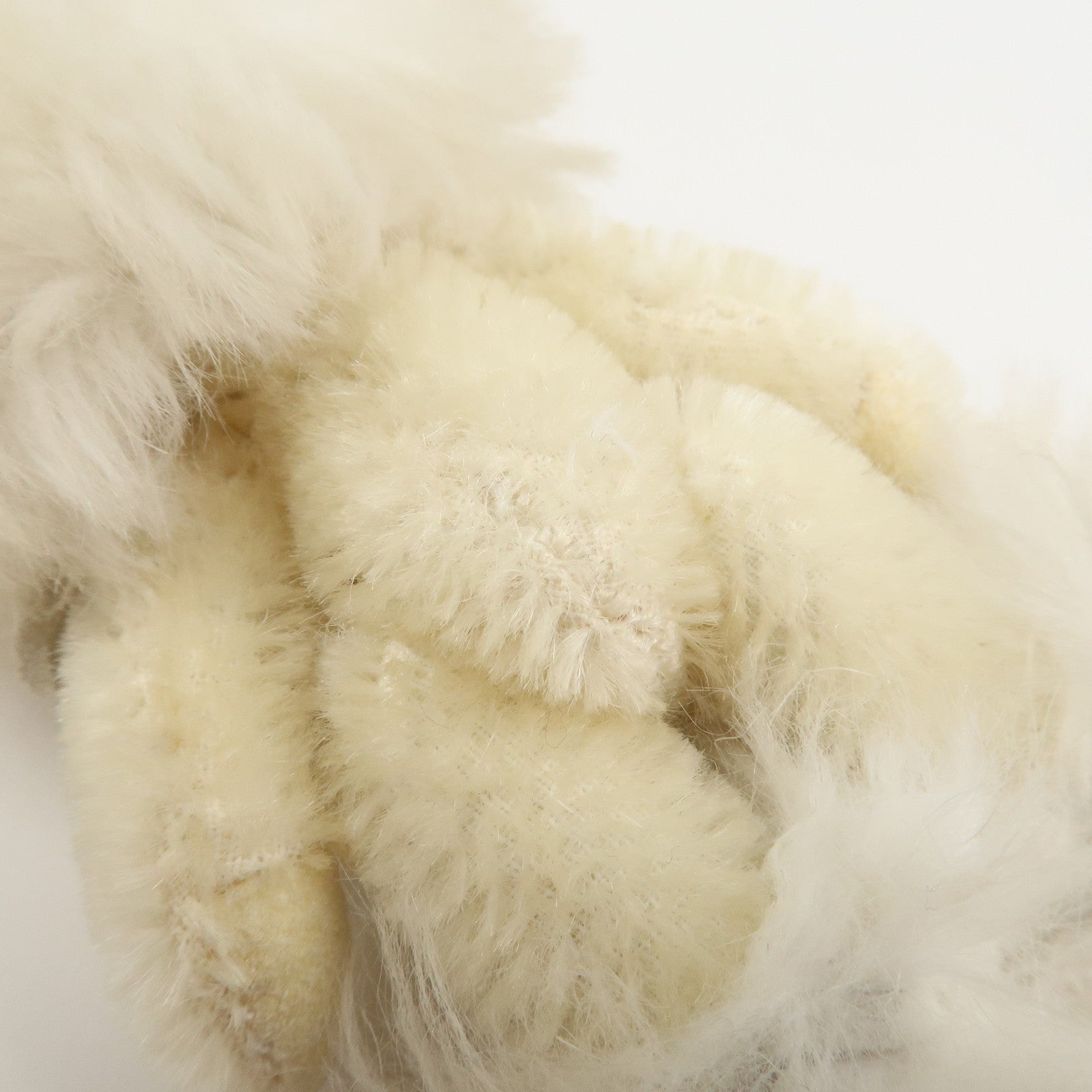 PRADA Teddy Bear Bag Charm Key Charm Ivory