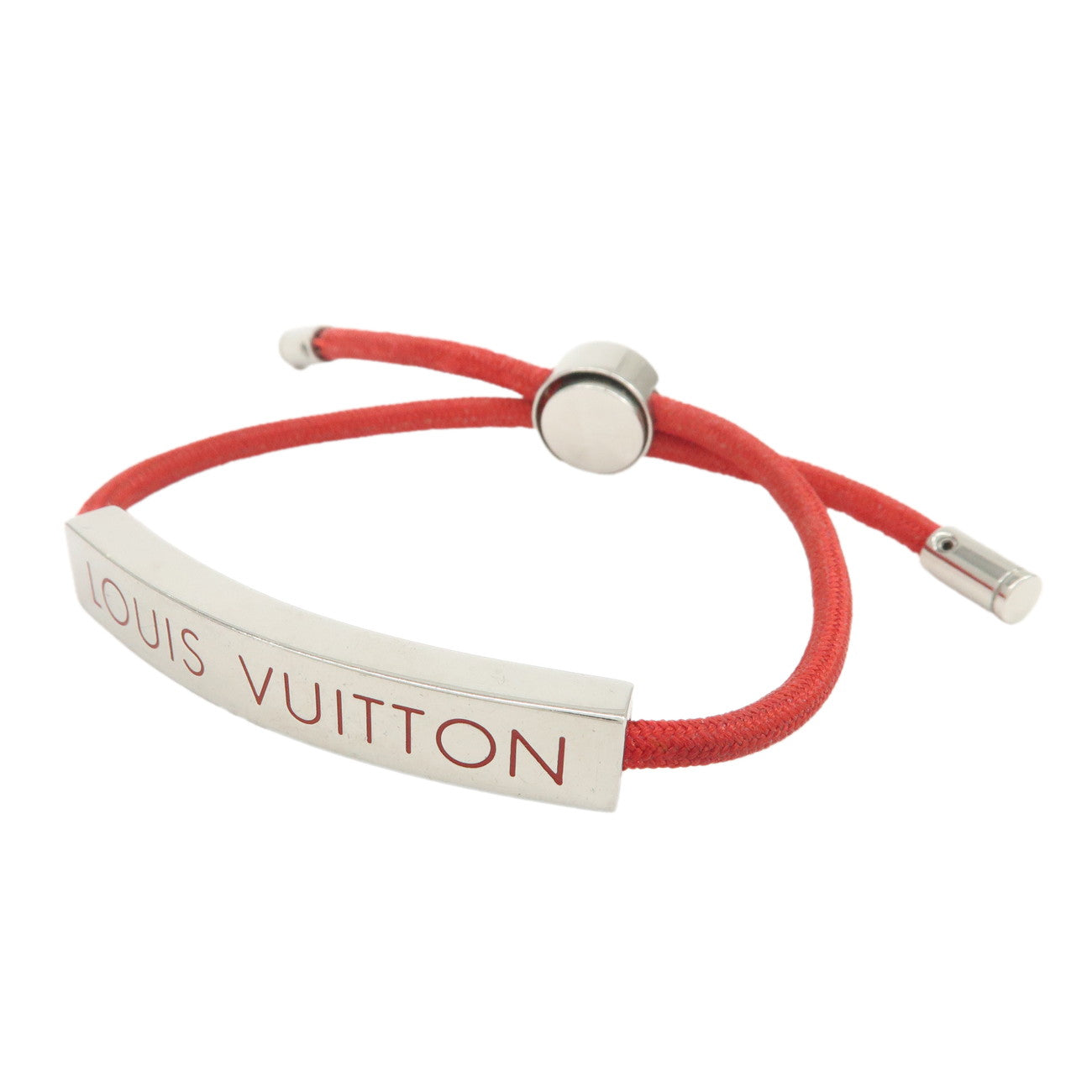Louis Vuitton Bracelet LV Space Red Silver M00274