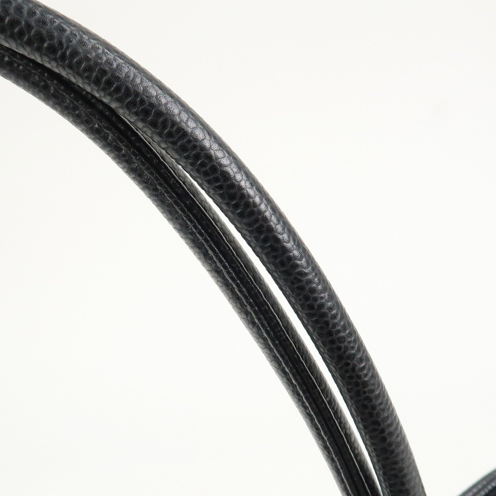 CHANEL Matelasse Caviarskin Medallion Tote Bag Hand Bag A01804