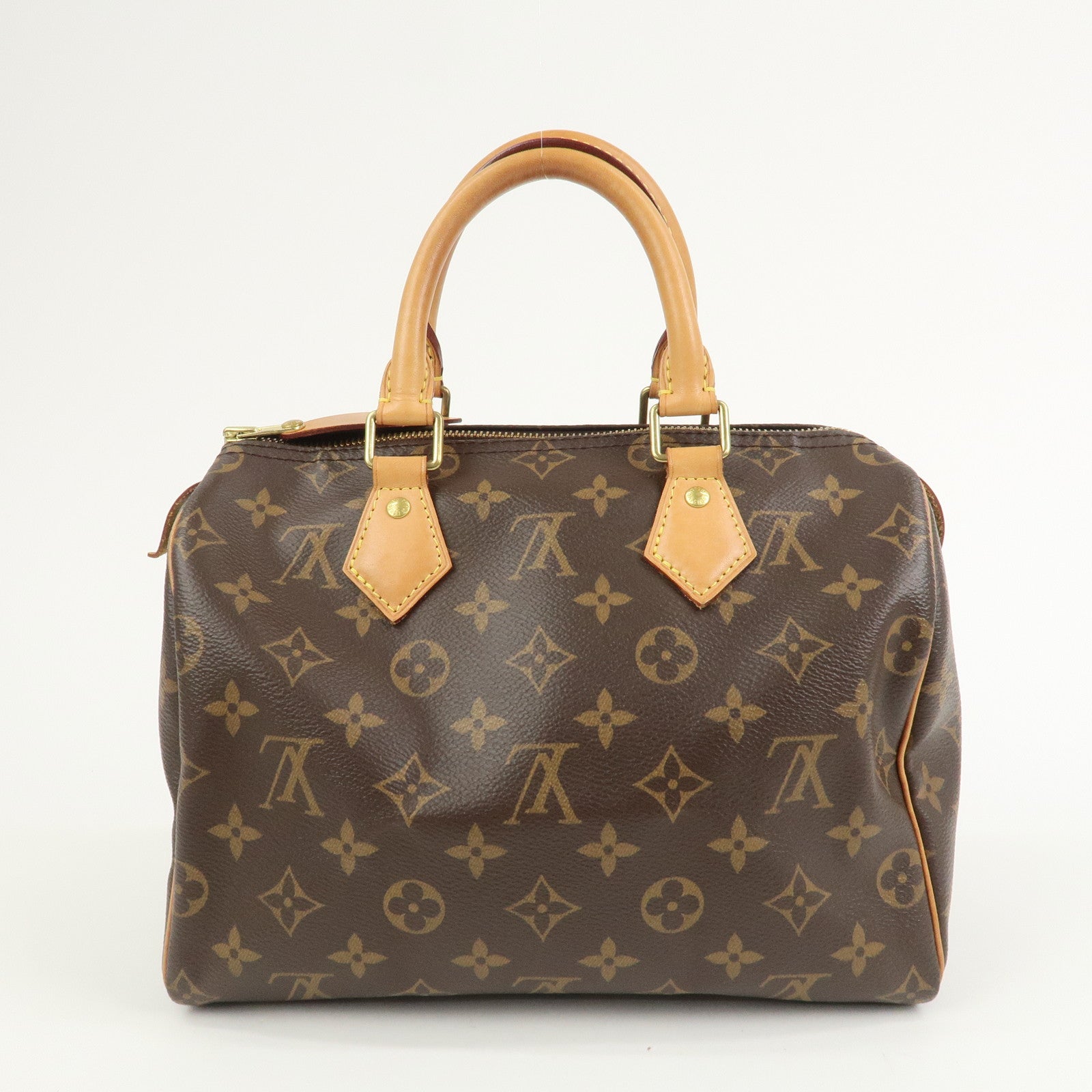 Louis Vuitton Monogram Speedy 25 Boston Bag Hand Bag Brown M41528
