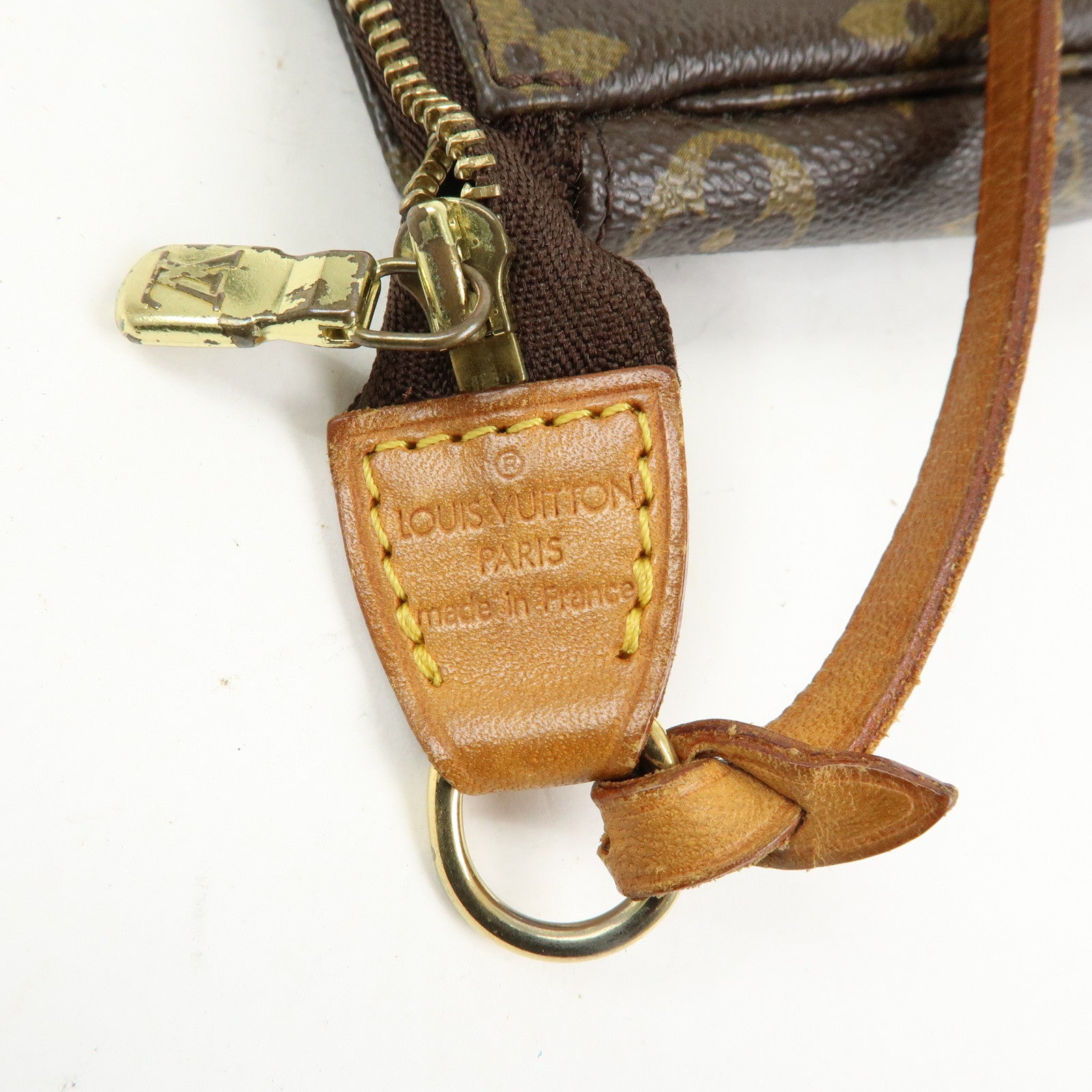 Louis Vuitton Monogram Pochette Accessoires Pouch Hand Bag M51980