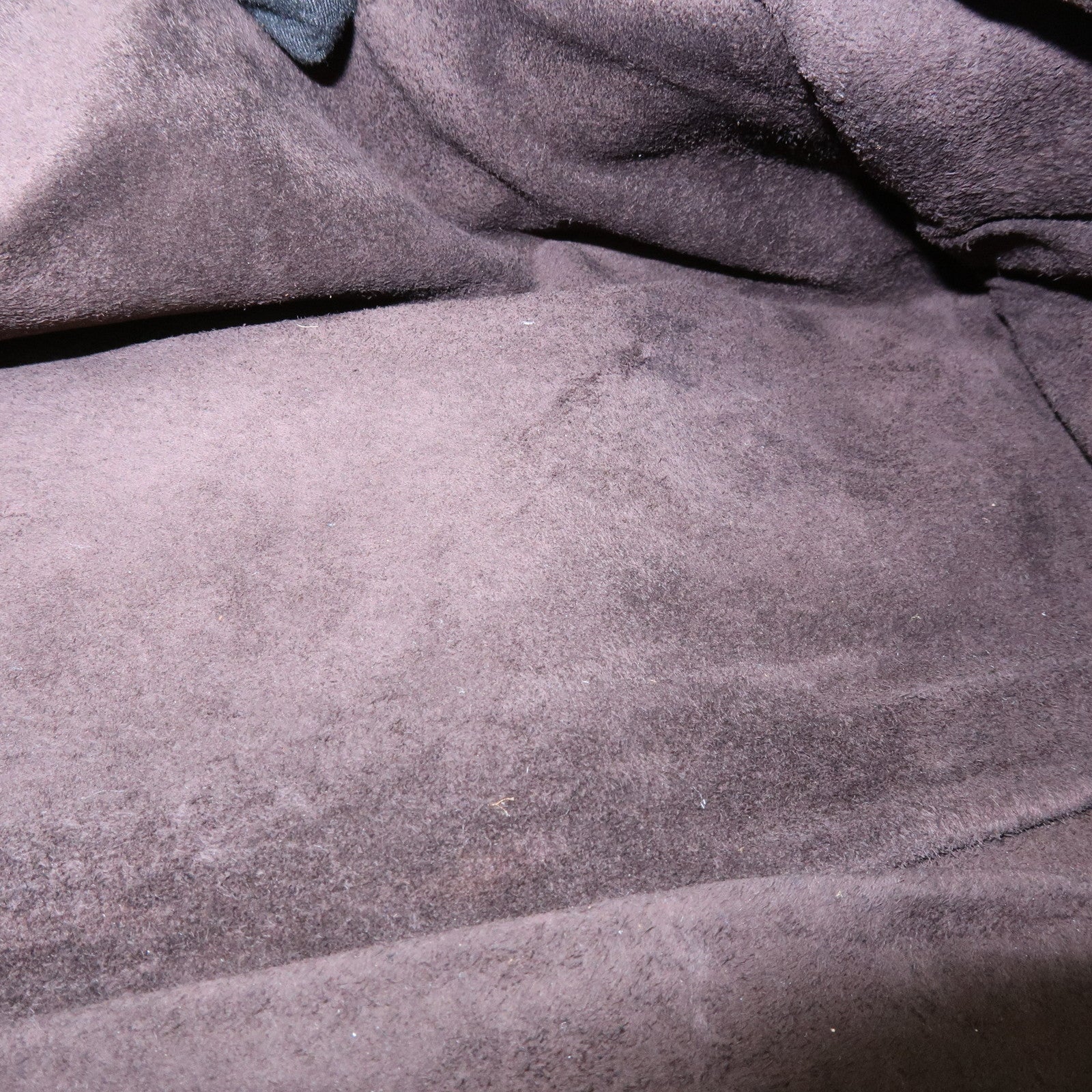 BOTTEGA VENETA Calf Leather Boston Bag Hand Bag Brown