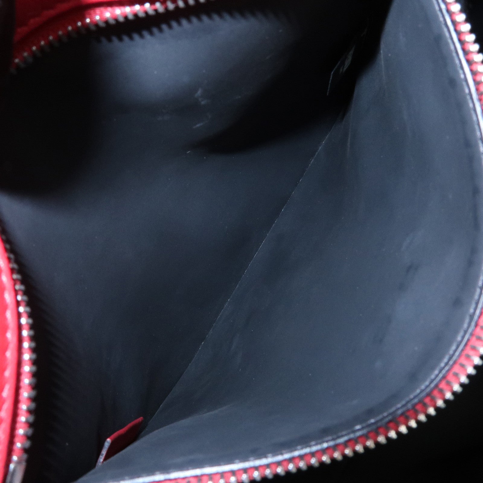 FENDI Peekaboo X-lite Fit Leather 2Way Bag Hand Bag Black Used