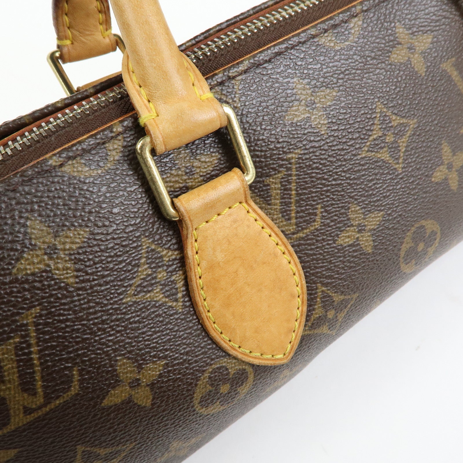 Louis Vuitton Monogram Popincourt Hand Bag Brown M40009