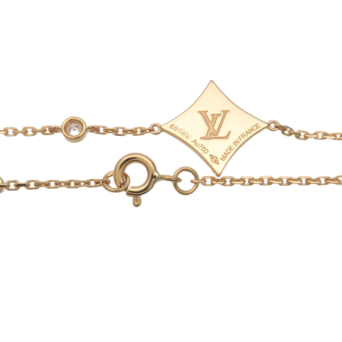 Louis Vuitton Star Blossom BB Diamond 750YG Onyx 1P Diamond Q95677