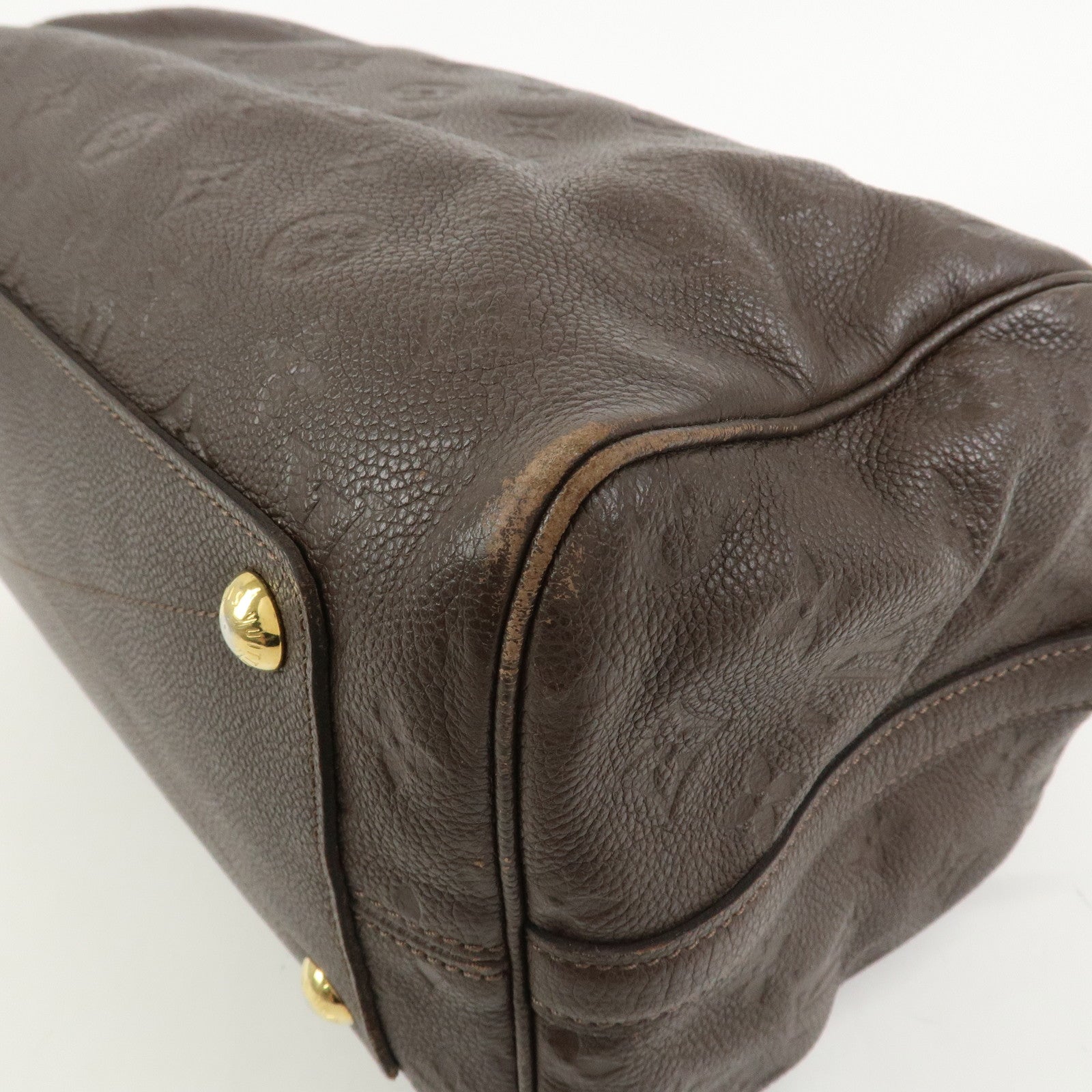 Louis Vuitton Monogram Empreinte Speedy 30 Bandouliere Terre M40751