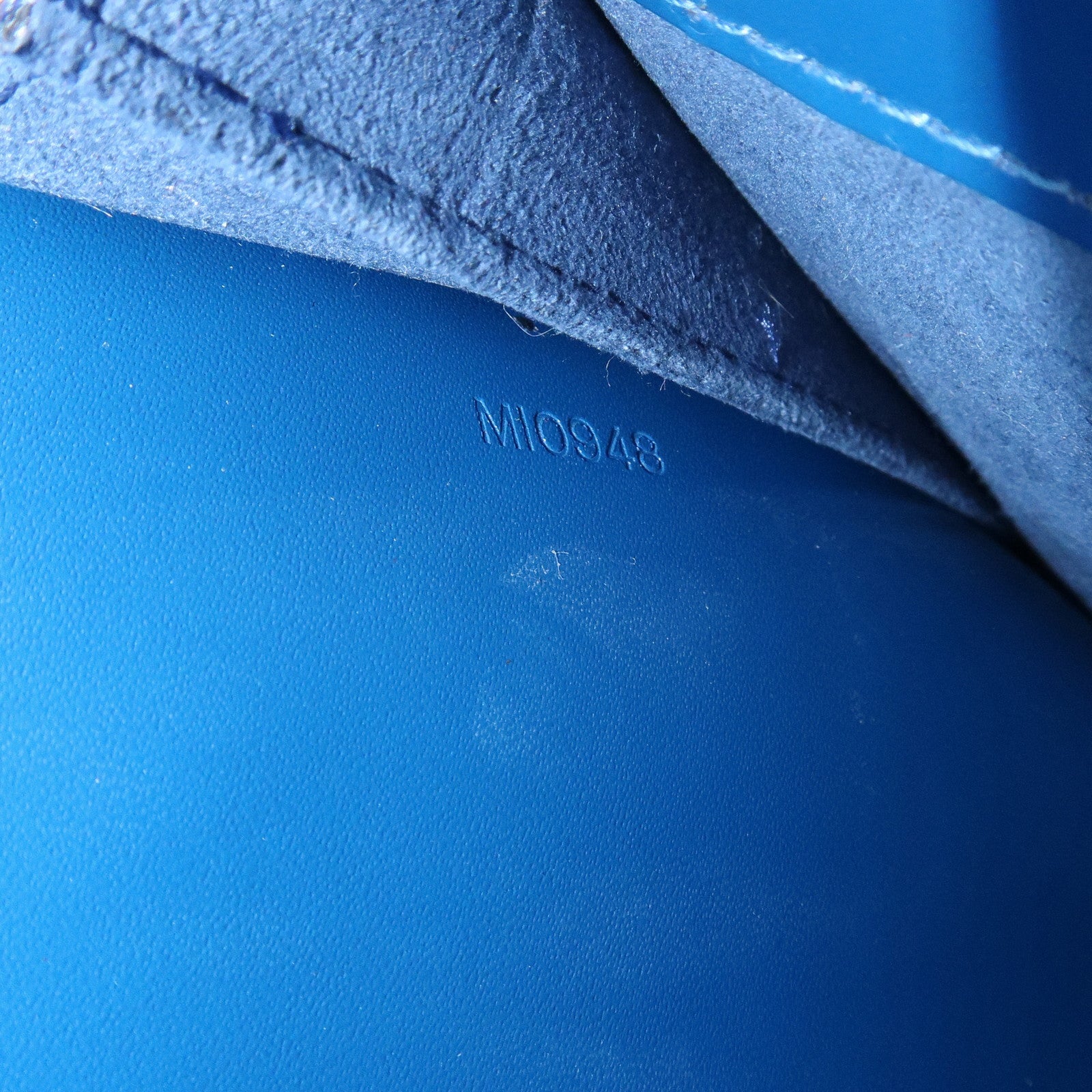 Louis Vuitton Epi Pont Neuf Hand Bag Toledo Blue M52055