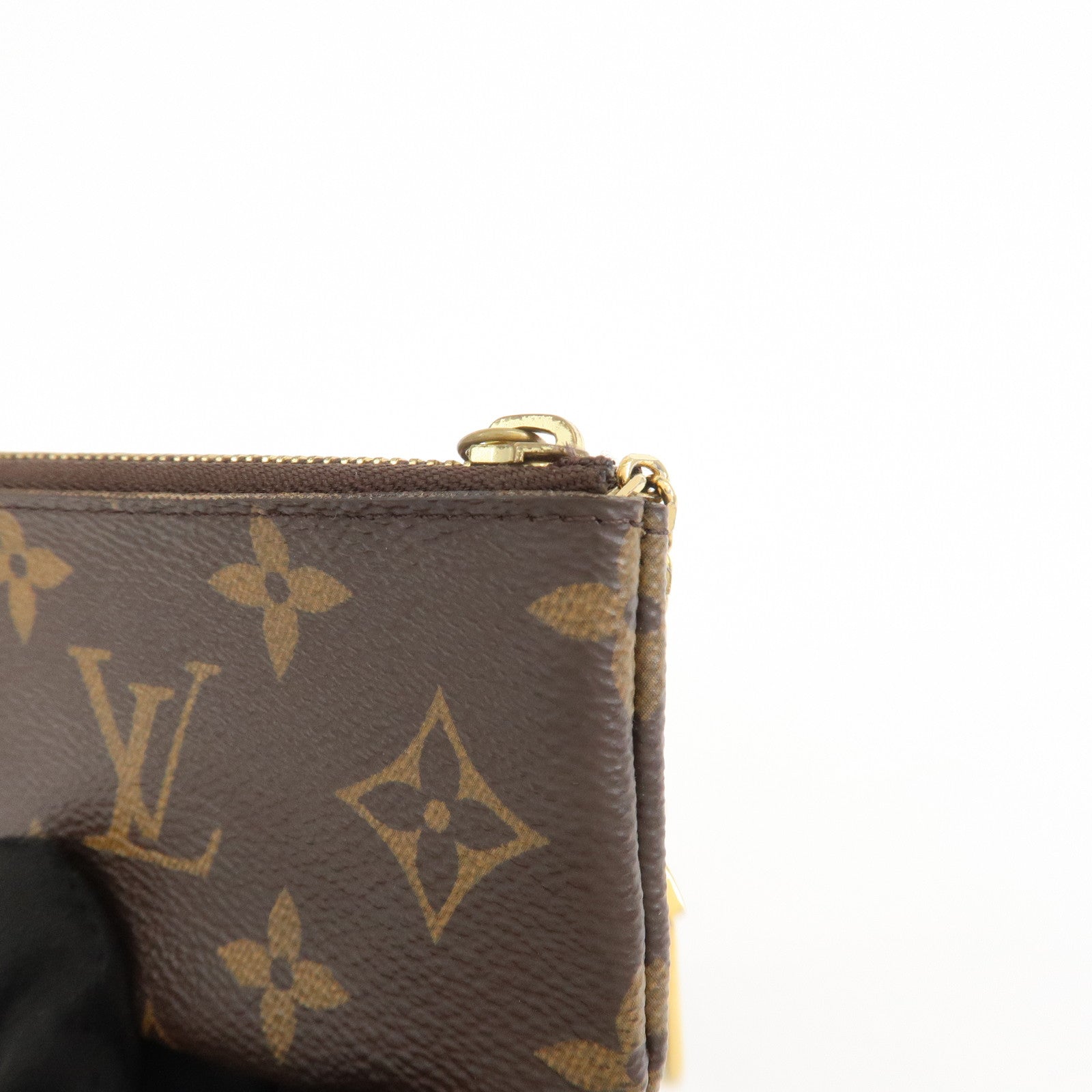 Louis Vuitton Monogram Pochette Cles Coin Case Key Case  M62650