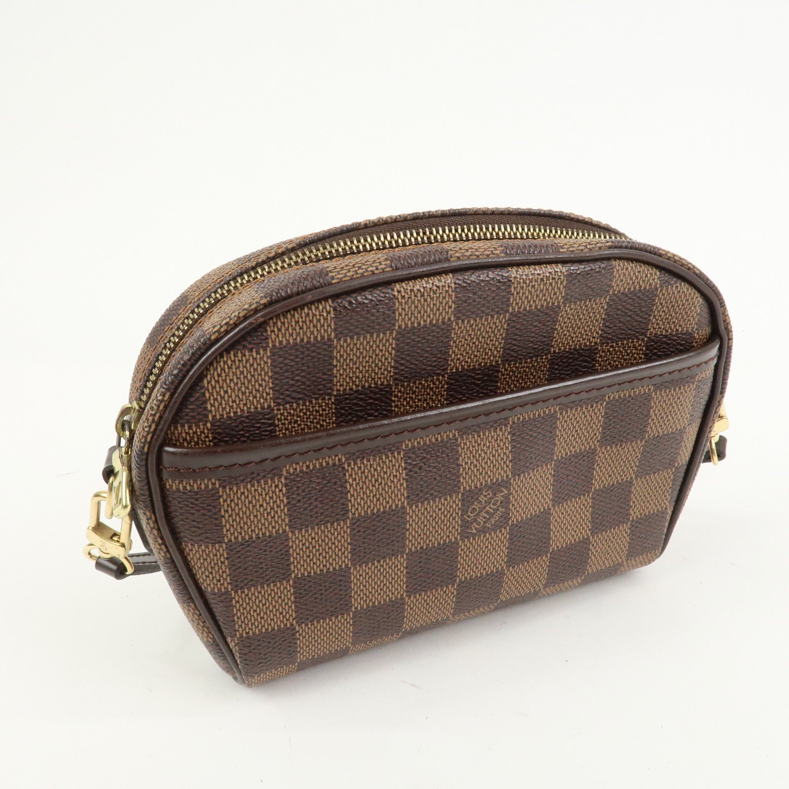 Louis Vuitton Damier Pochette Ipanema Shoulder Bag Ebene N51296