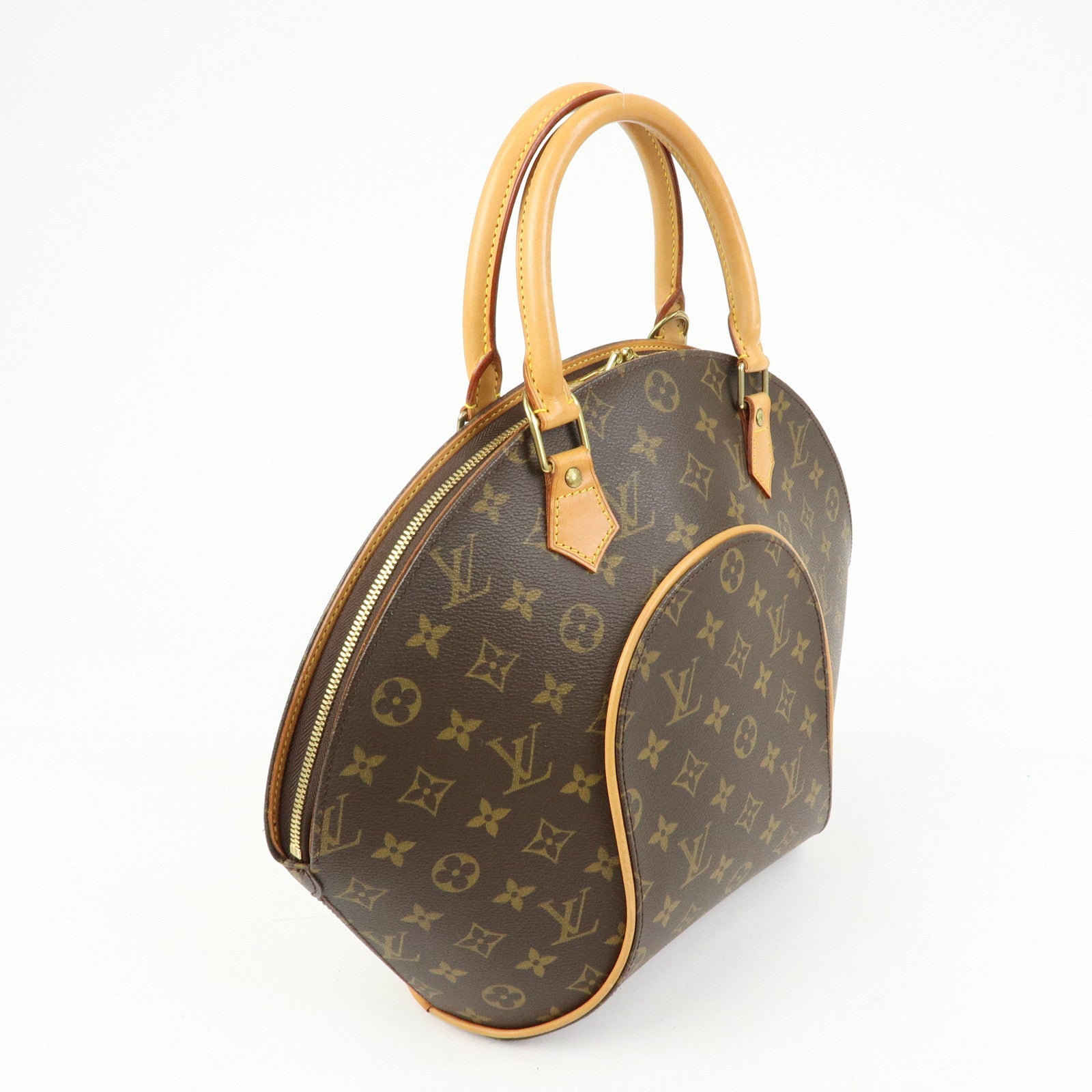 Louis Vuitton Monogram Ellipse MM Hand Bag Brown M51126