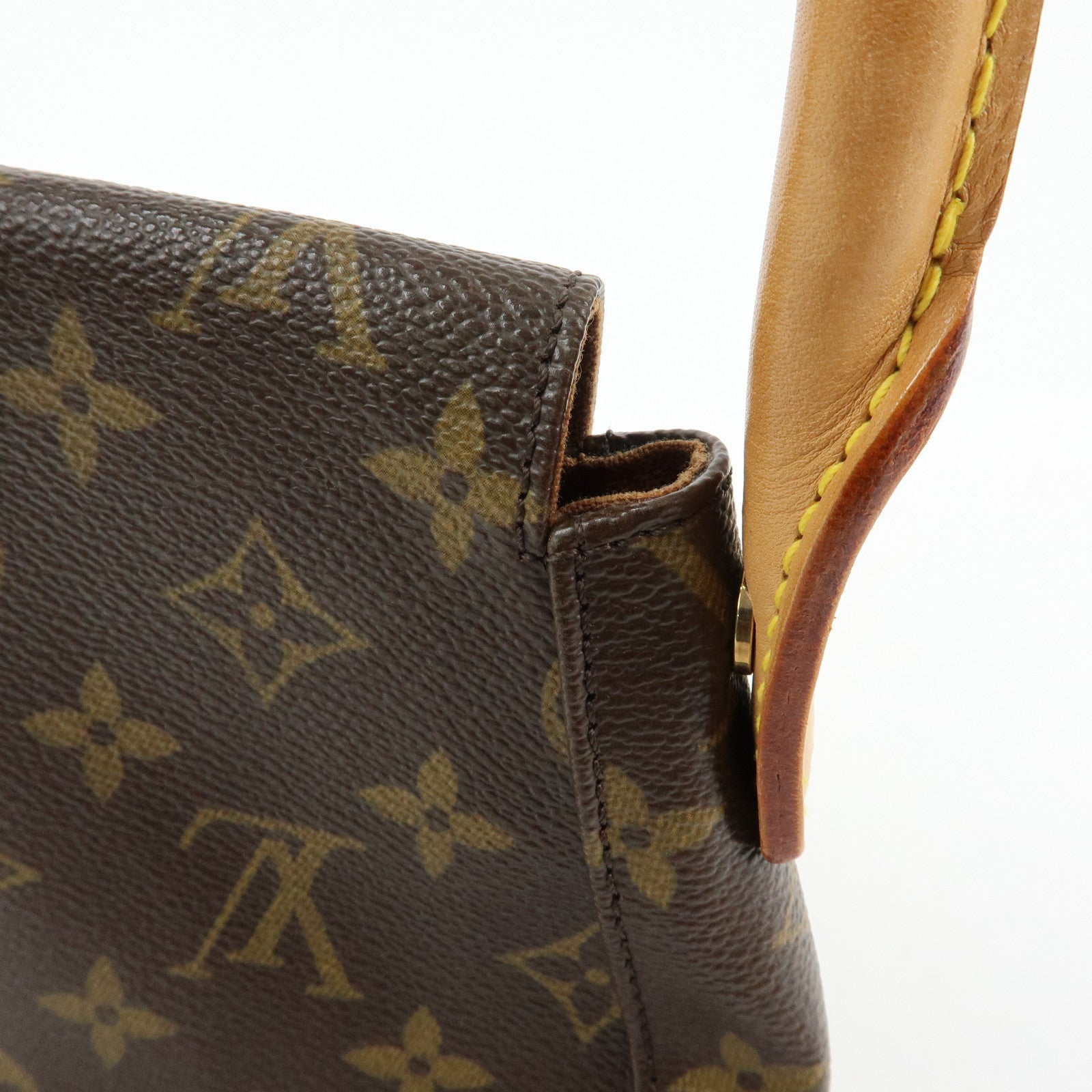 Louis Vuitton Monogram Mini Looping Shoulder Bag Brown M51147