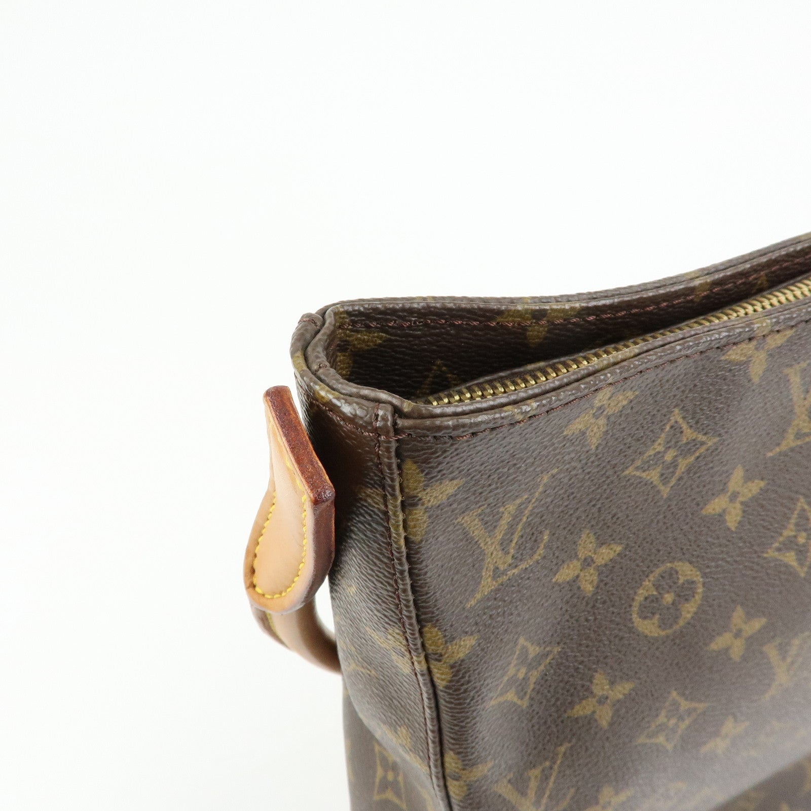 Louis Vuitton Monogram Looping GM Shoulder Bag Brown M51145