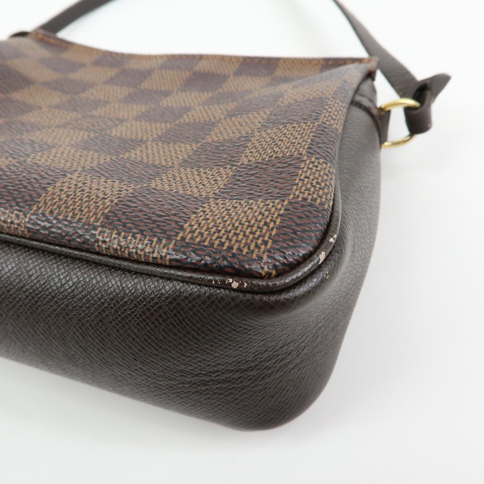 Louis Vuitton Damier Trousse Makeup Accessory Pouch Brown N51982