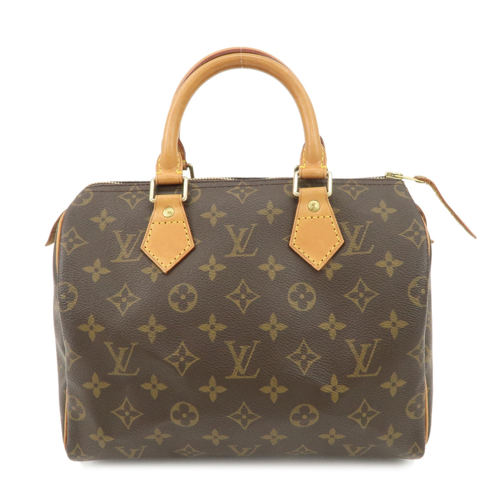 Louis Vuitton Monogram Speedy 25 Boston Bag Hand Bag Brown M41528