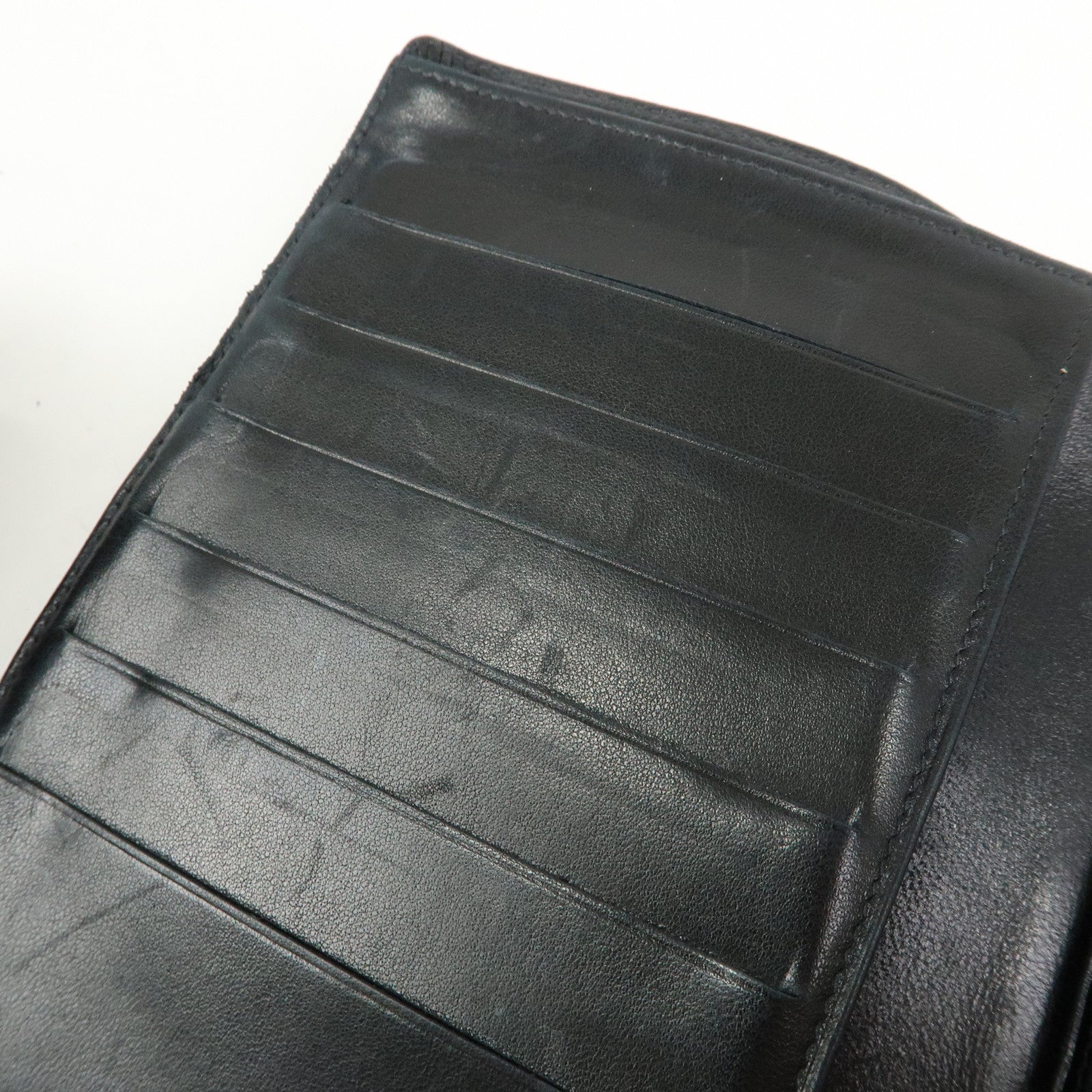 CHANEL COCO Mark Caviarskin Long Wallet Black