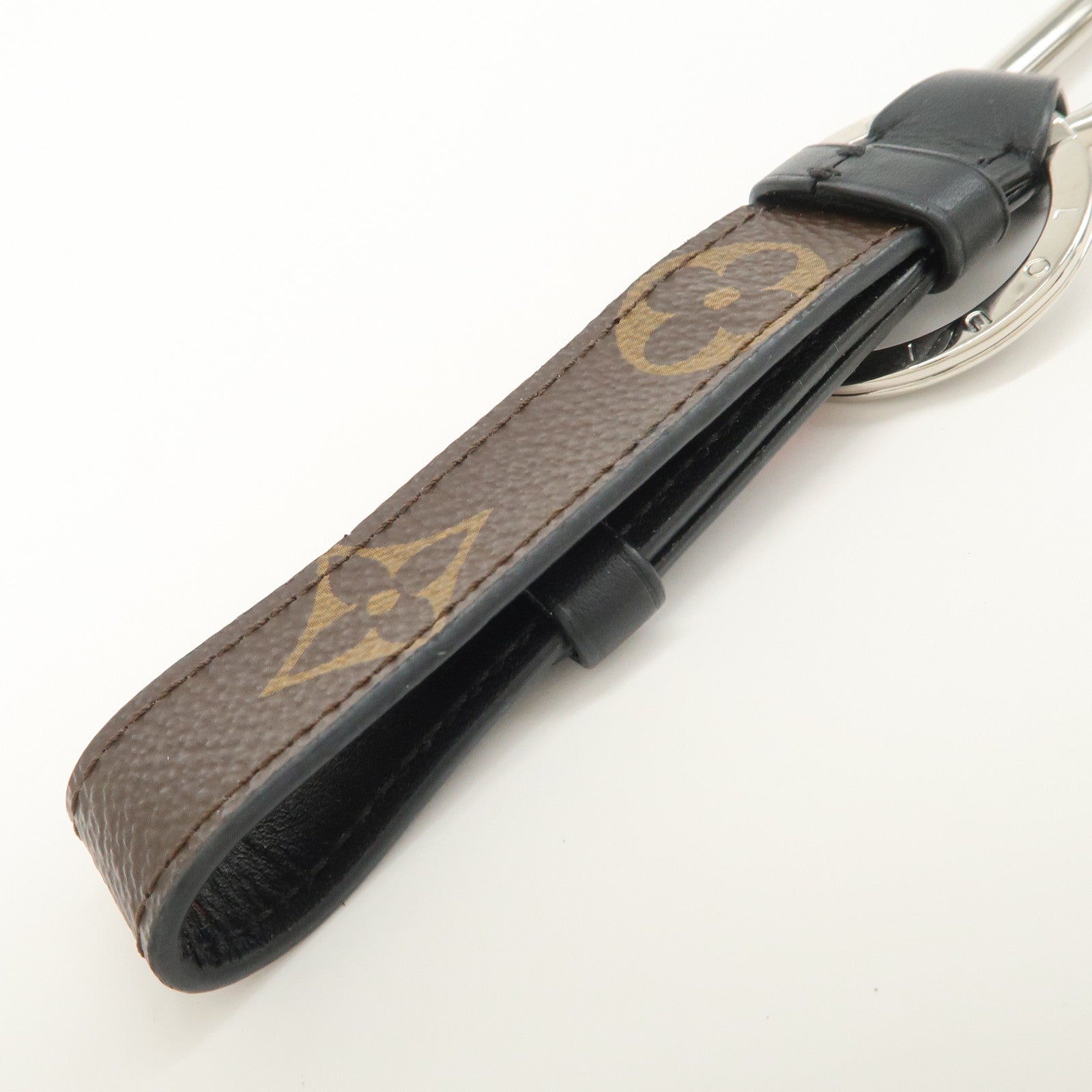 Louis Vuitton Monogram Canvas Metal Porte Cles Dragonne Key Strap MP2293