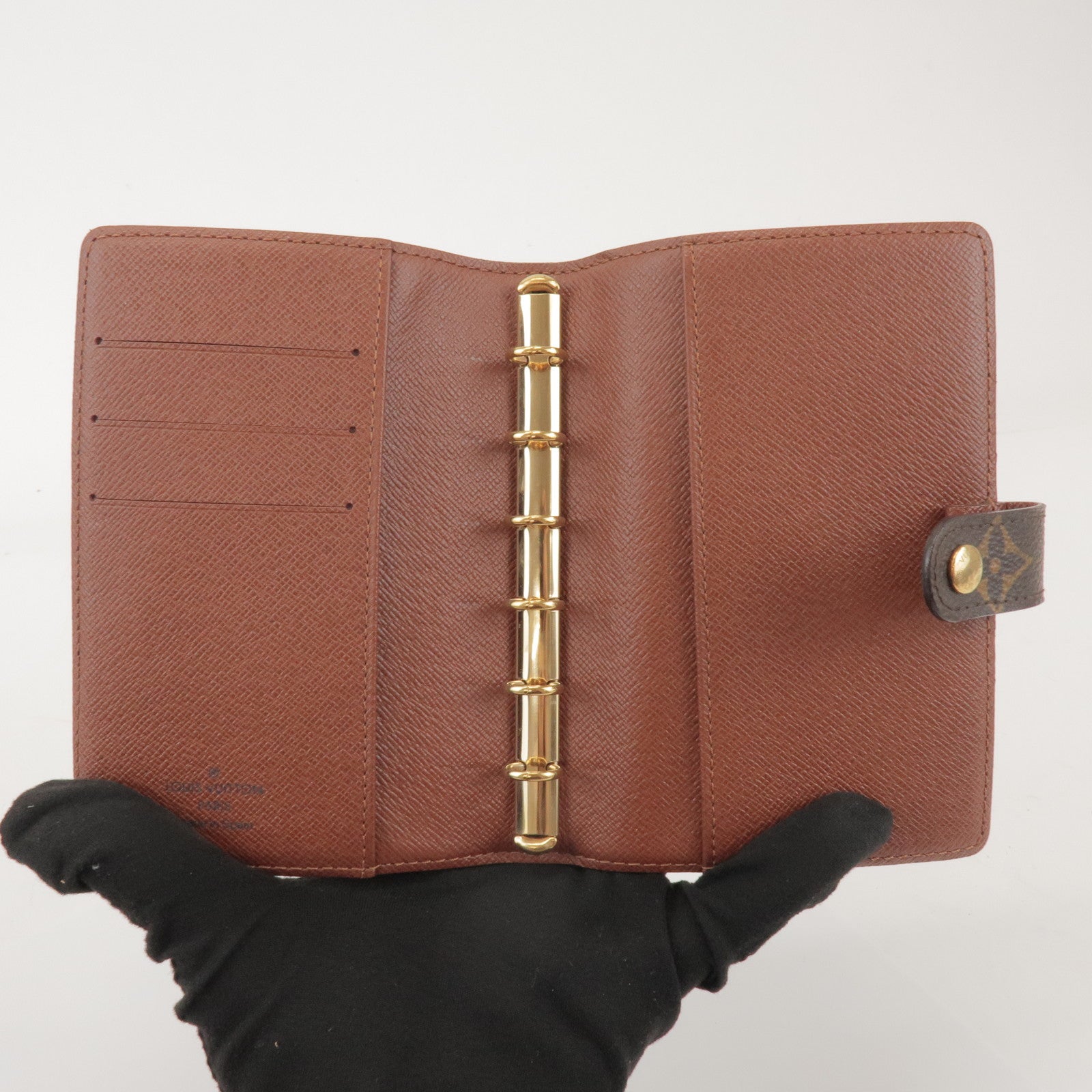Louis Vuitton Monogram Agenda PM Planner Cover Brown R20005
