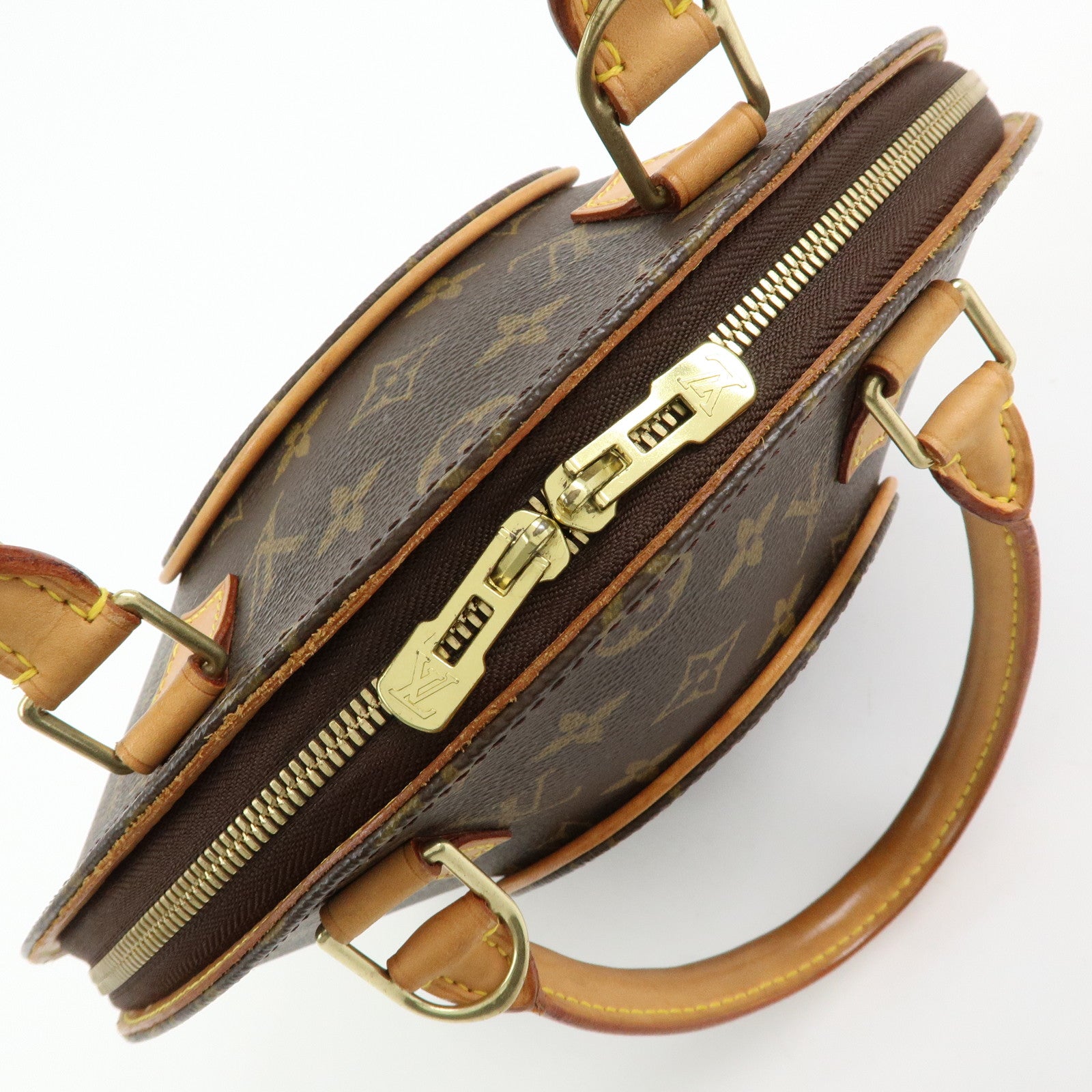 Louis Vuitton Monogram Ellipse PM Hand Bag Brown M51127