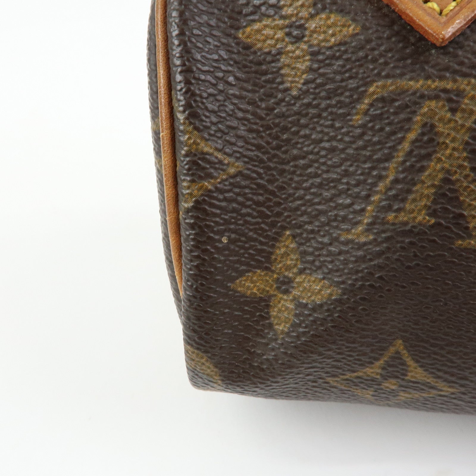 Louis Vuitton Monogram Canvas Mini Speedy Hand Bag & Strap M41534
