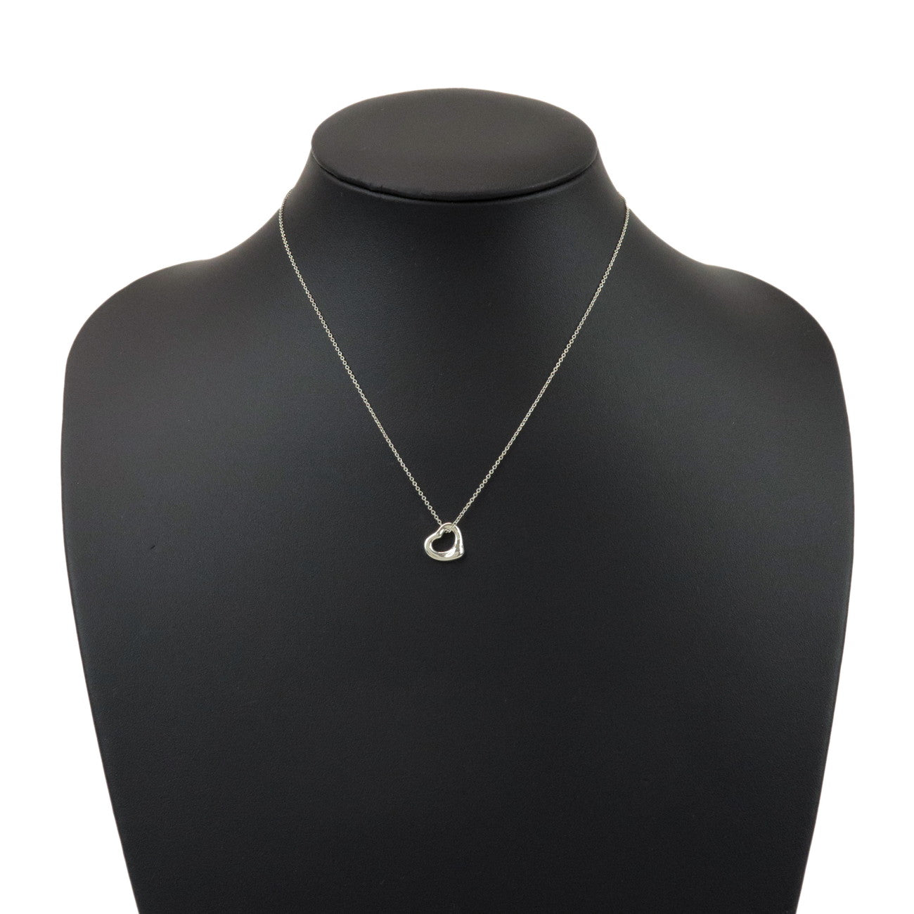 Tiffany & Co Open Heart Necklace Mini SV925 Silver