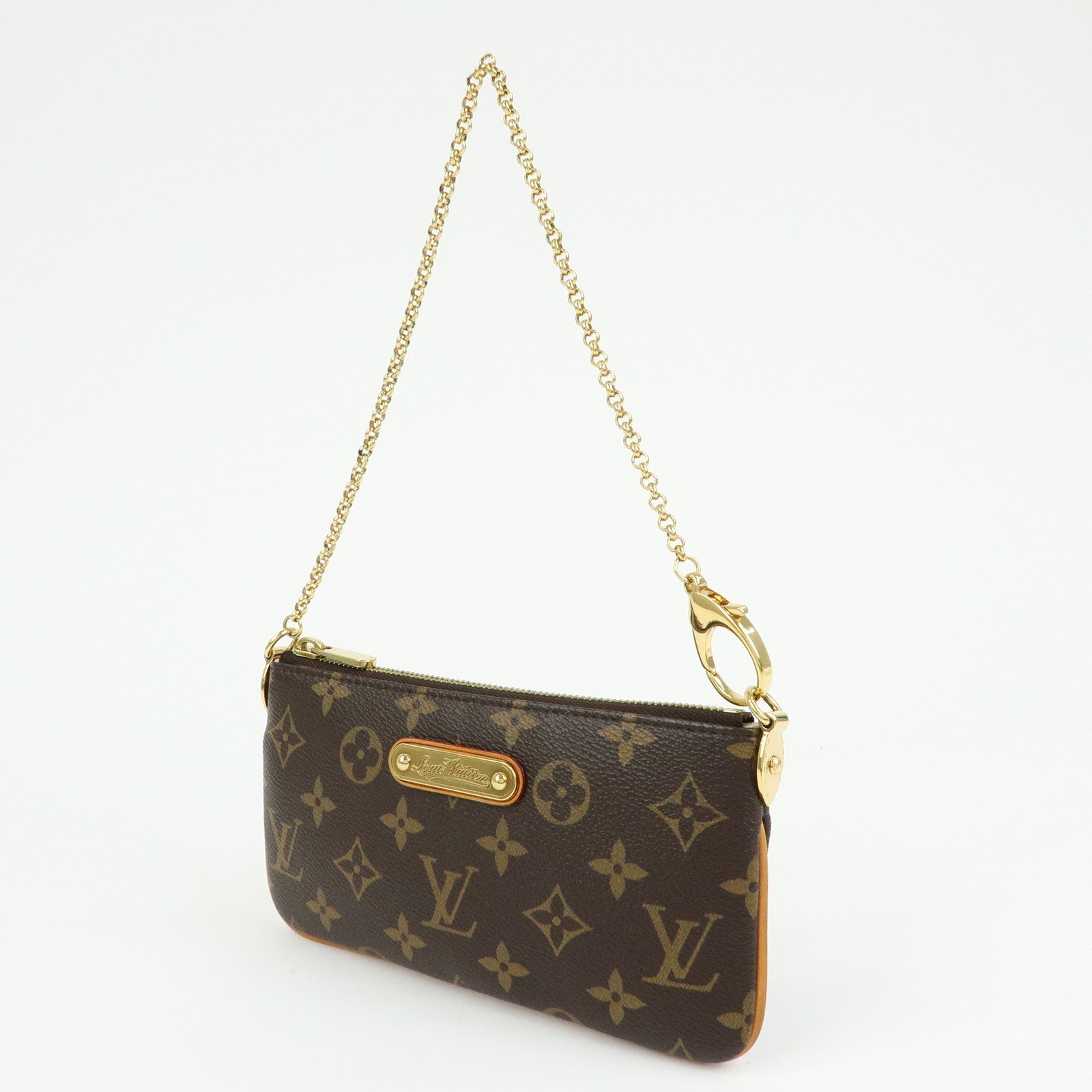 Louis Vuitton Monogram Pochette Milla MM Chain Hand Bag M60094