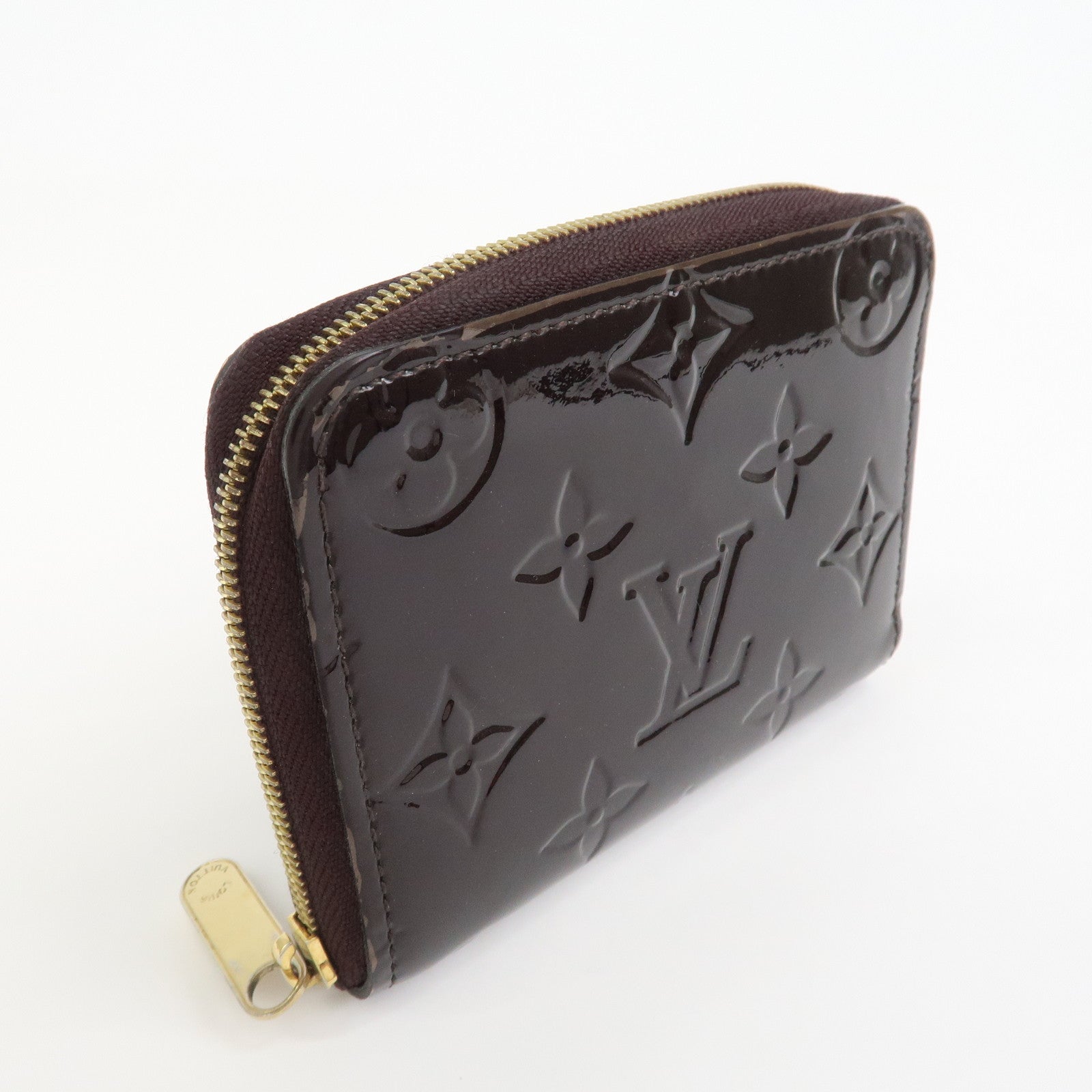 Louis Vuitton Monogram Vernis Zippy Coin Purse Amarante M93607