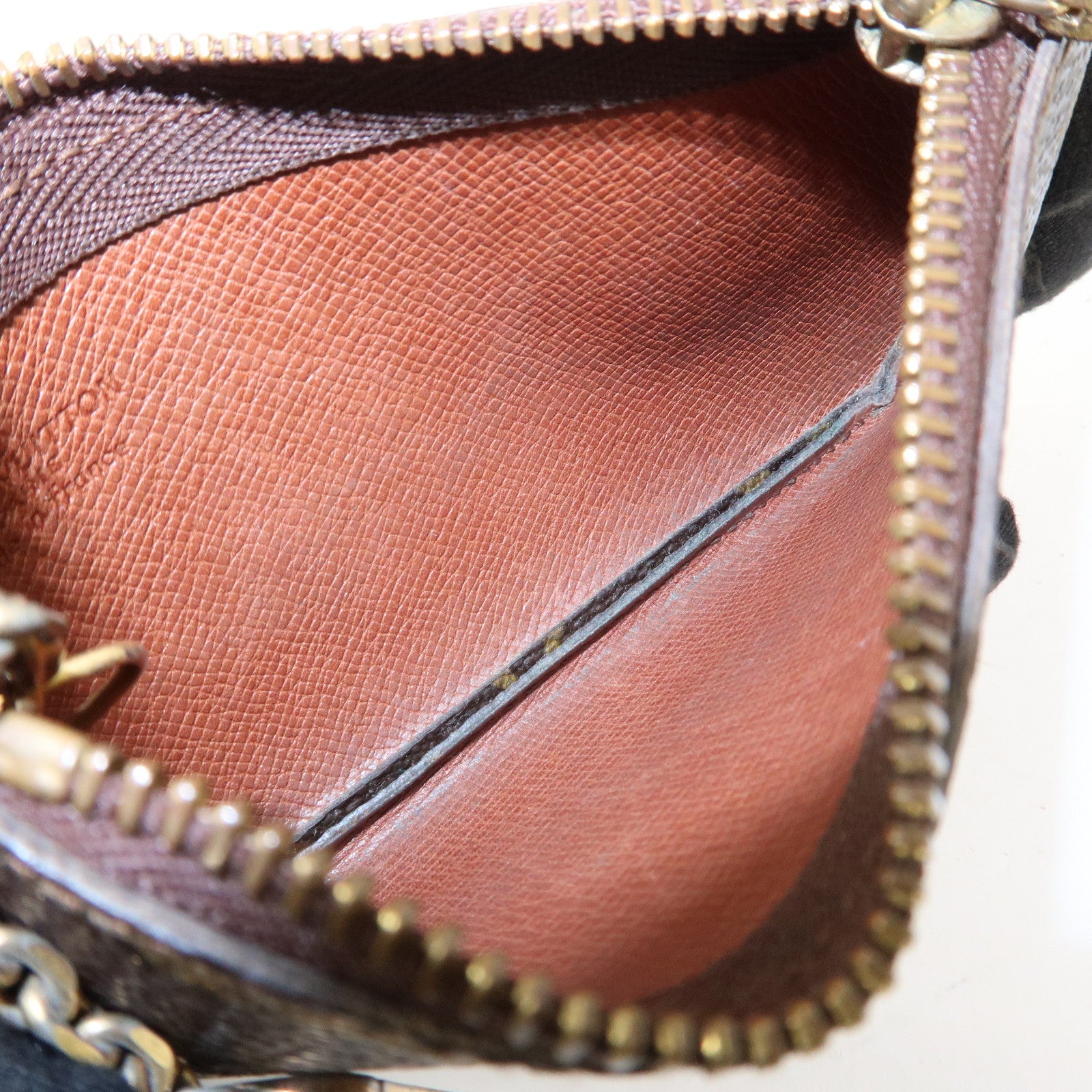 Louis Vuitton Monogram Pochette Cles Coin Case Key Case M62650 Used