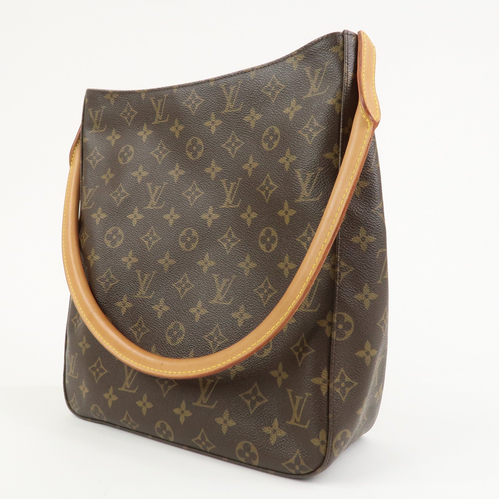 Louis Vuitton Monogram Looping GM Shoulder Bag Brown M51145