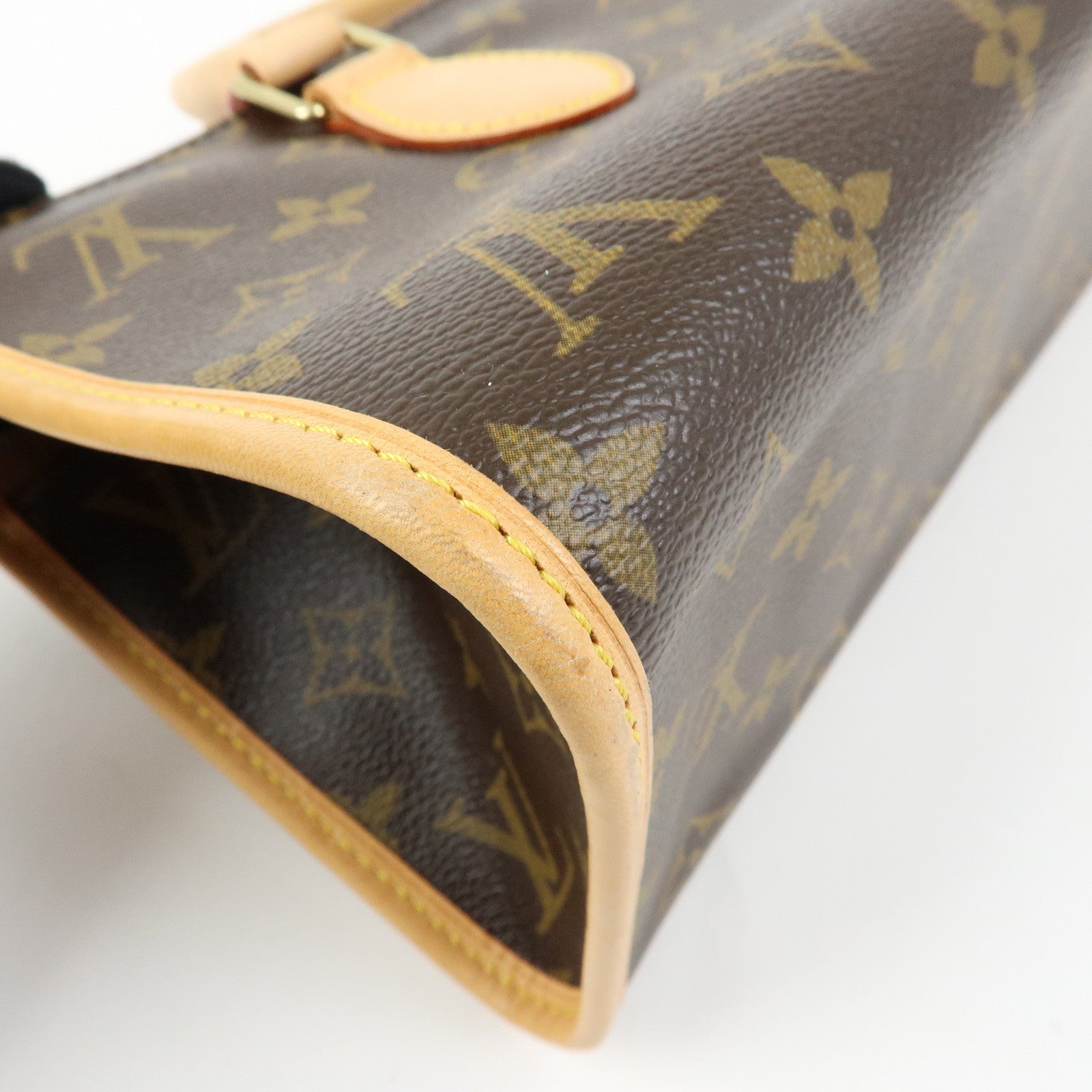 Louis Vuitton Monogram Popincourt Hand Bag Brown M40009