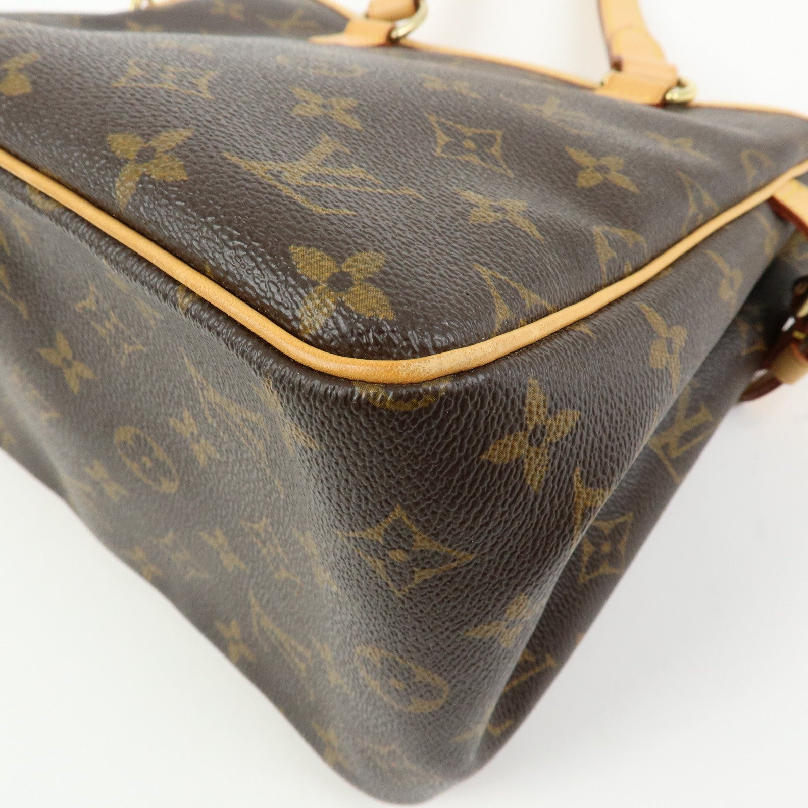 Louis Vuitton Monogram Batignolles Canvas Tote Bag Hand Bag M51156