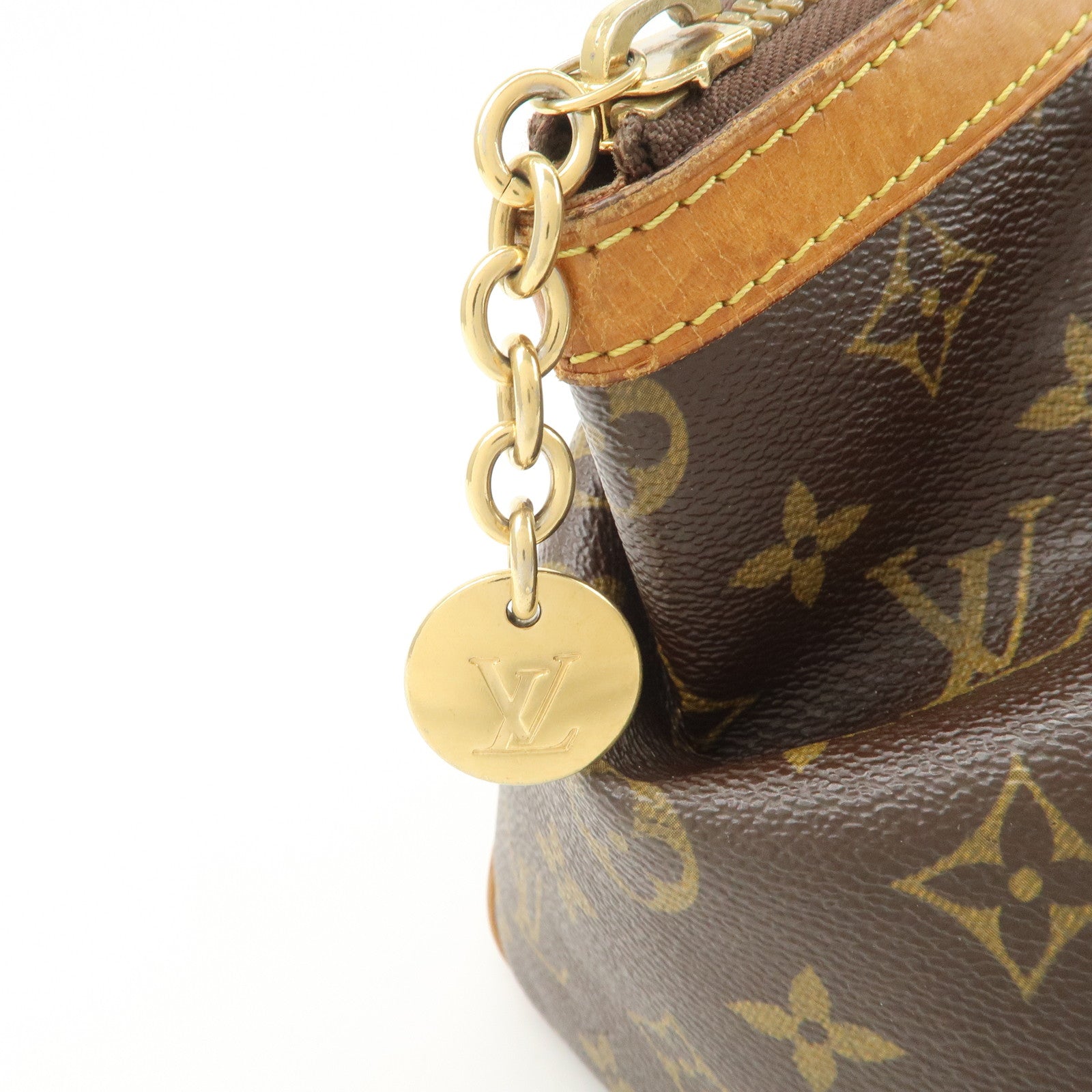 Louis Vuitton Monogram Tivoli PM Hand Bag Brown M40143 Used