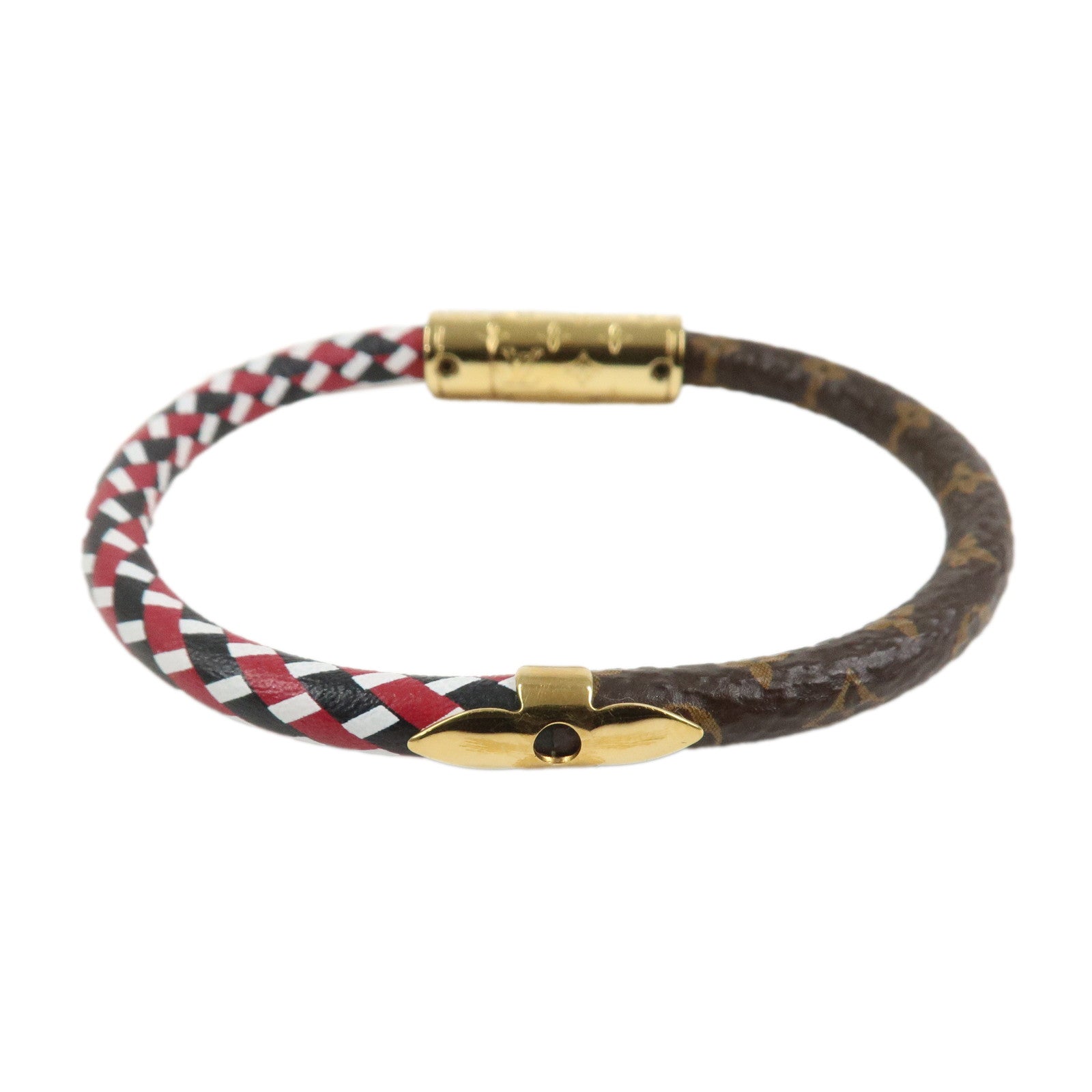 Louis Vuitton Monogram Bracelet Daily Escape Brown Multicolor M8010