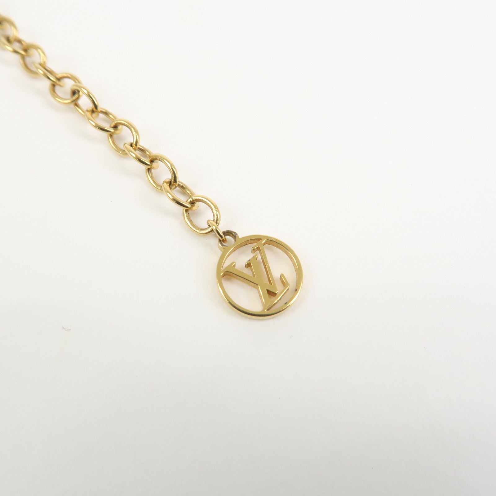 Louis Vuitton Collier Louisette Monogram Flower Necklace M00365