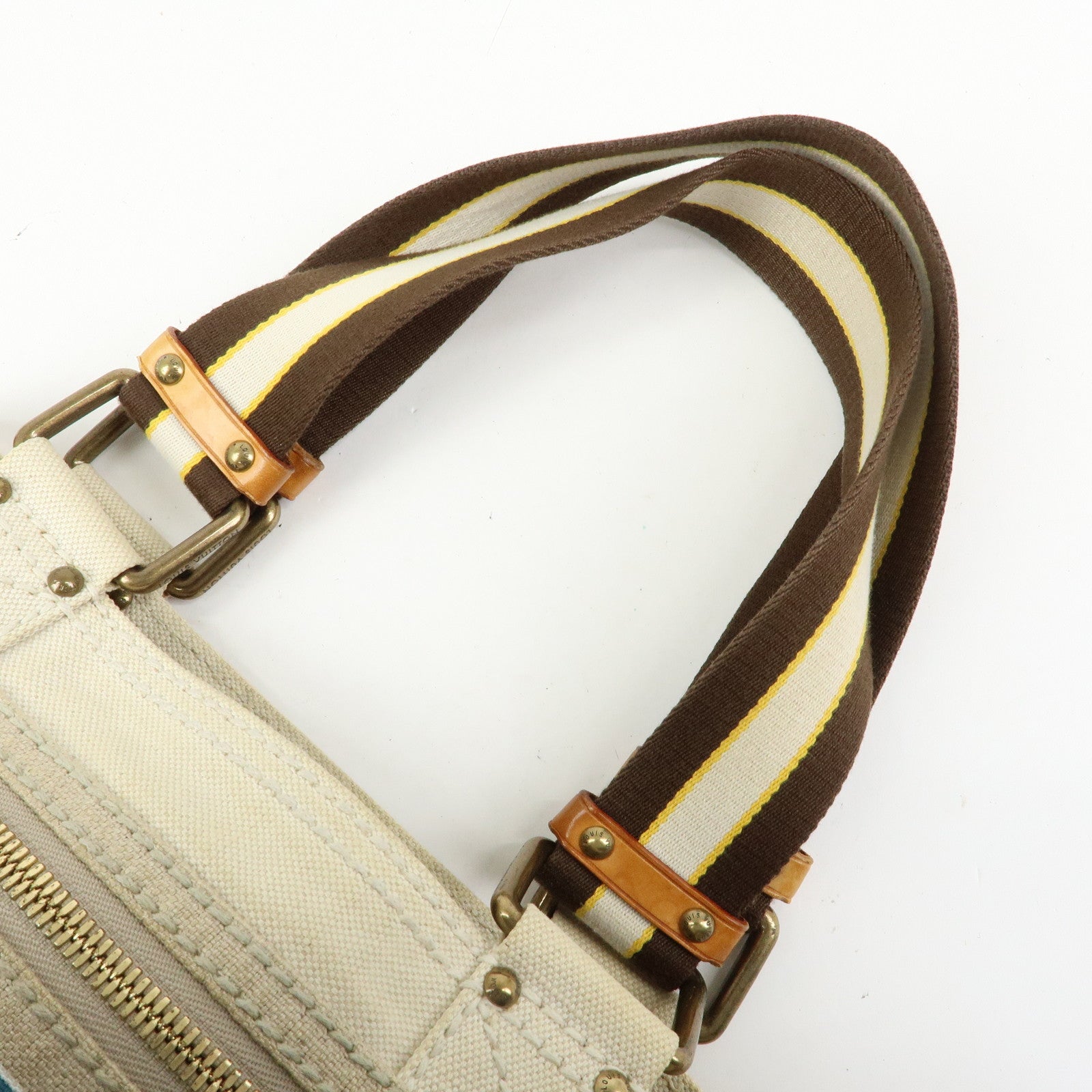 Louis Vuitton Cruise Line Globe Shopper MM Shoulder Bag Blue M95114