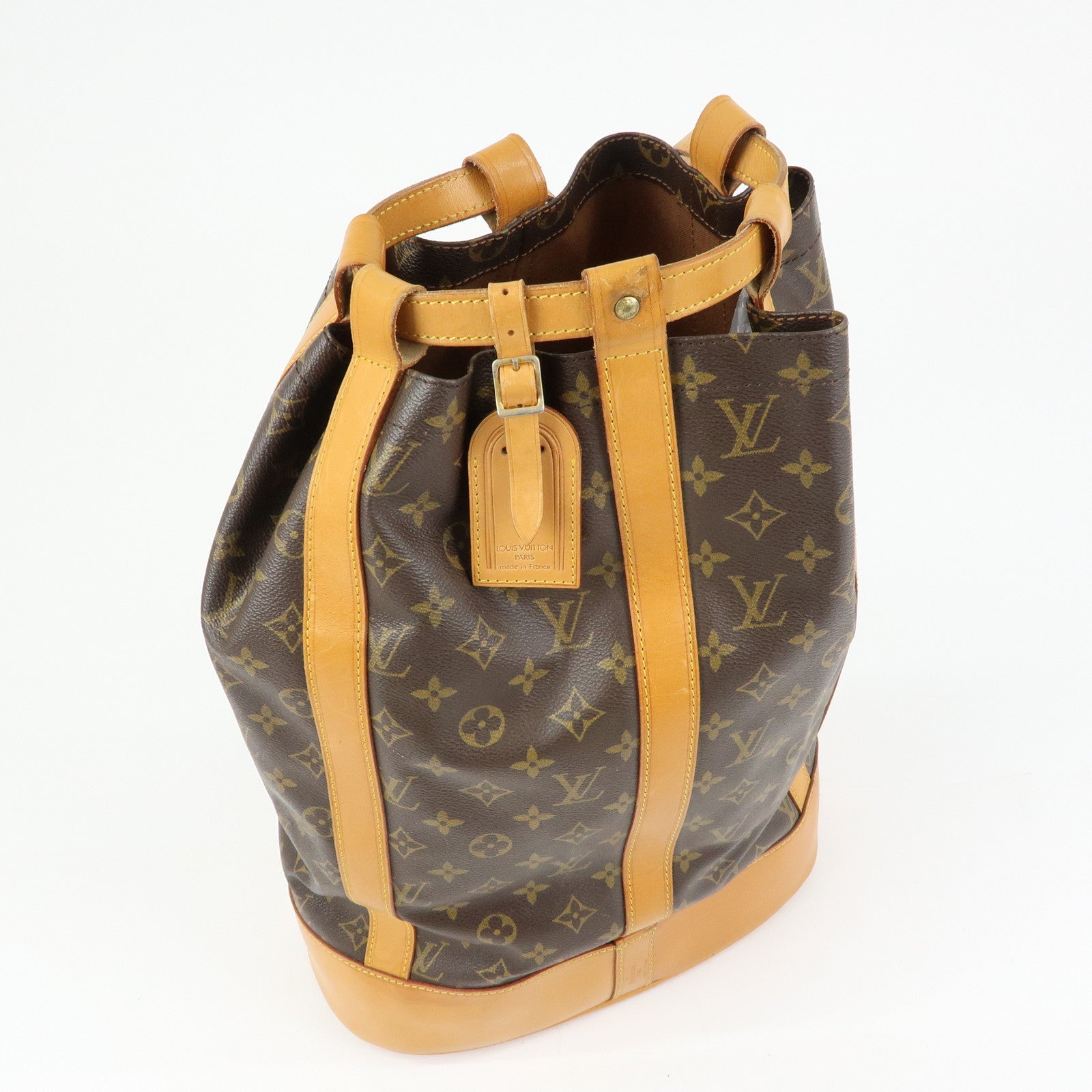 Louis Vuitton Monogram Randonnee GM Shoulder Bag Brown M42244