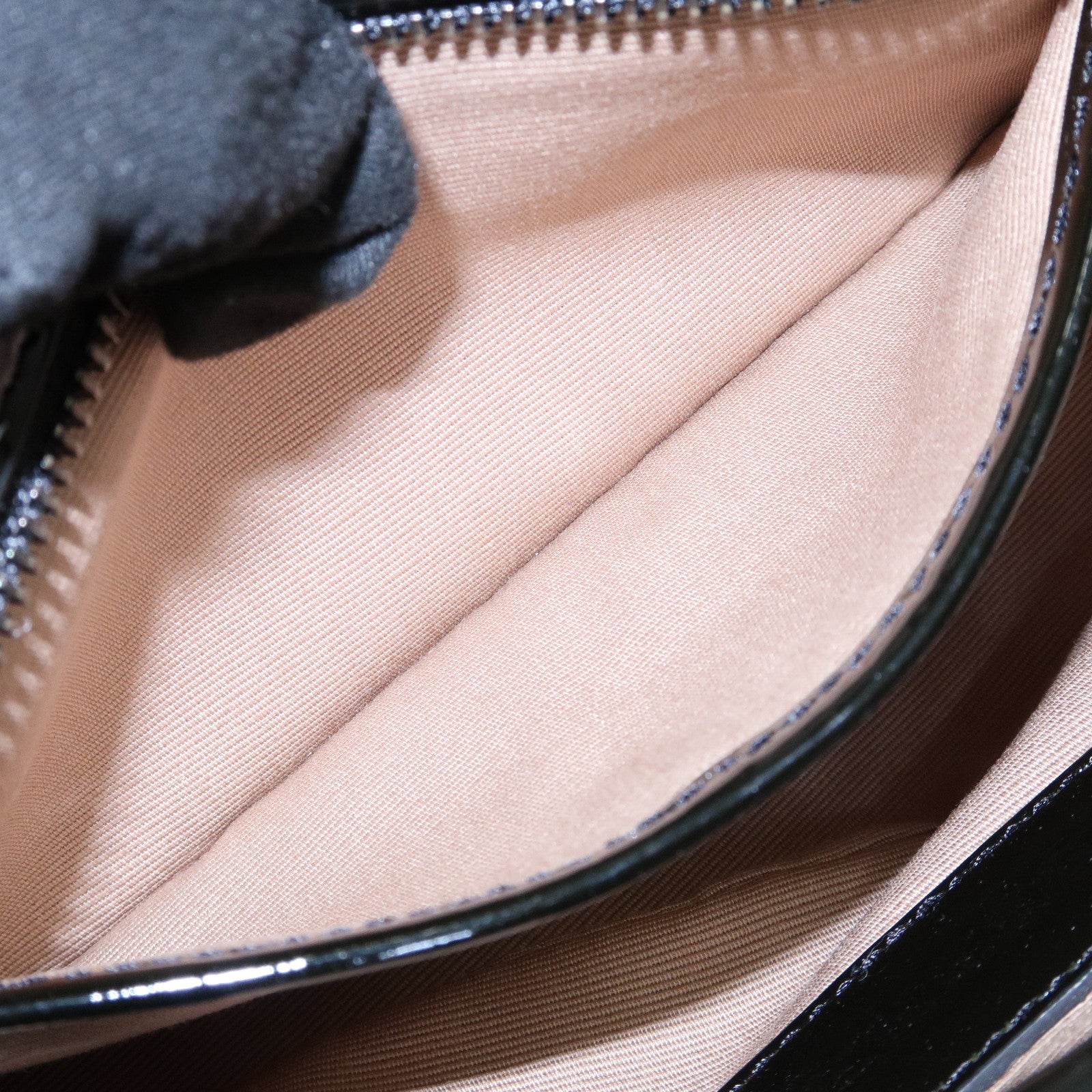 BURBERRY PVC Canvas Patent Leather Shoulder Hand Bag Black Beige