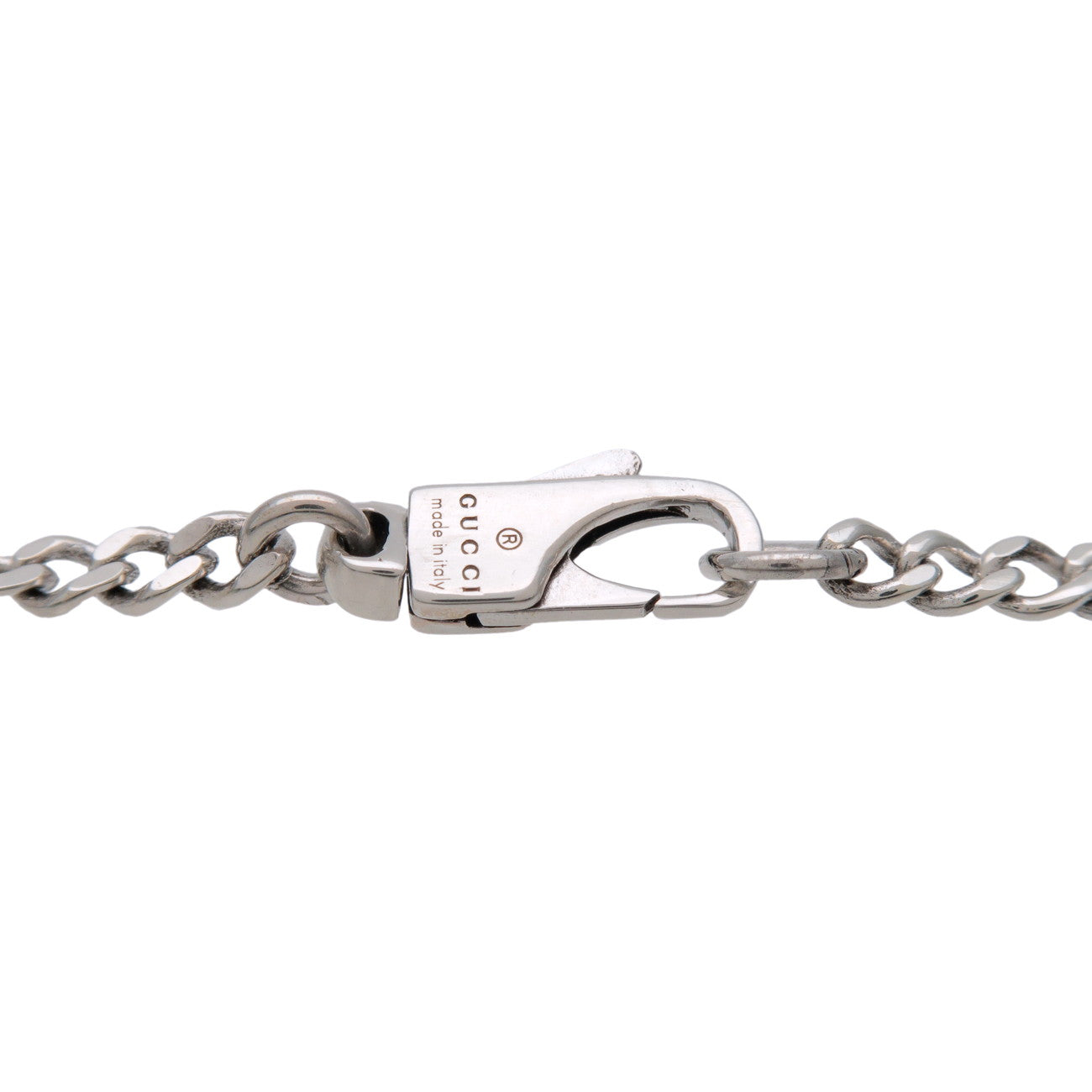 GUCCI GG & Bee Necklace SV925 Silver