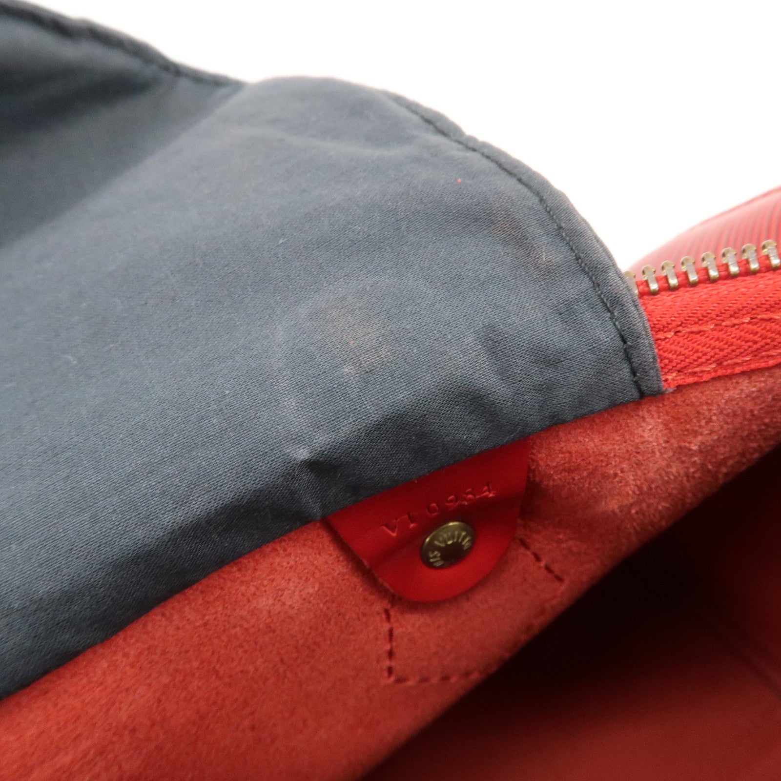 Louis Vuitton Epi Leather Speedy 30 Boston Bag Castilian Red M43007