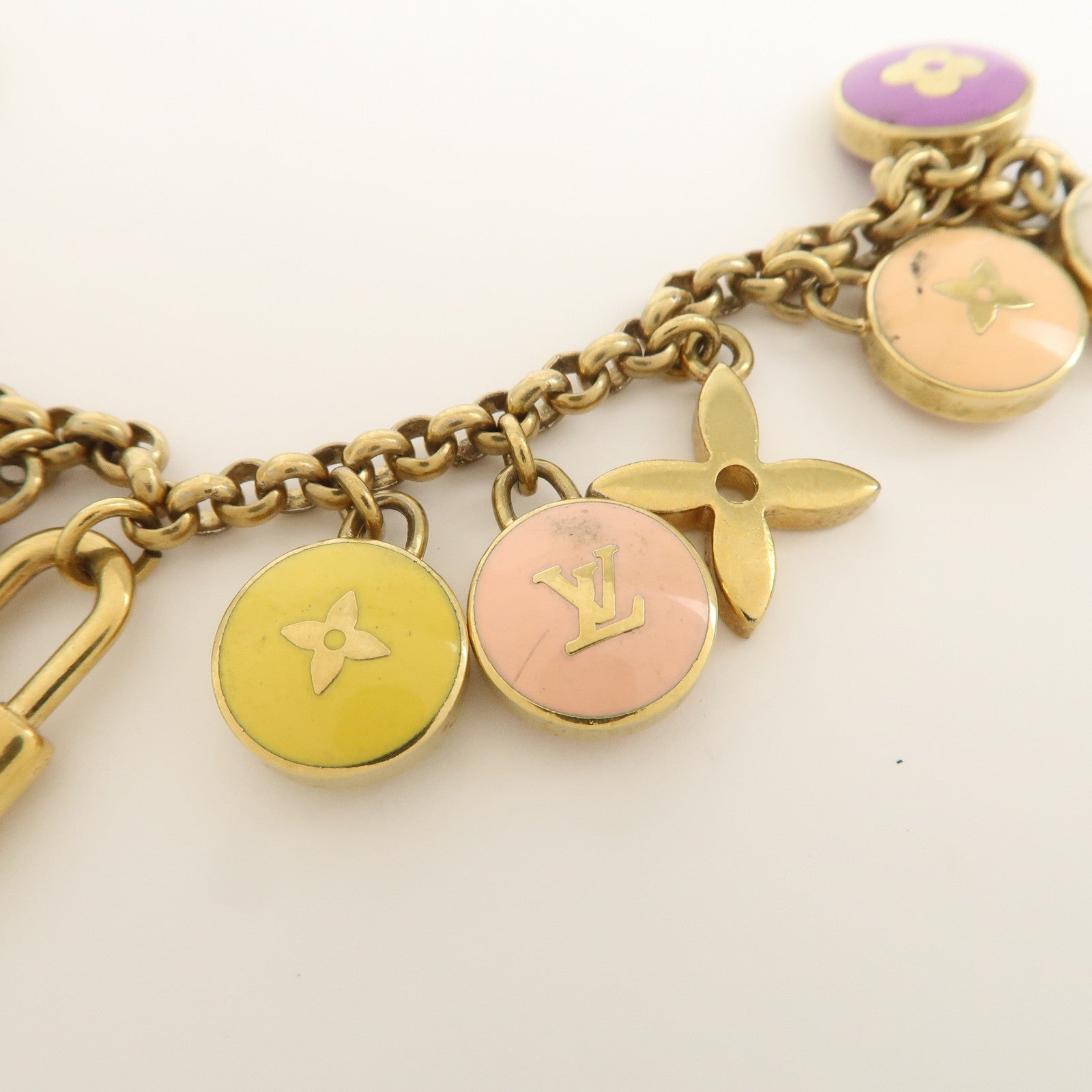 Louis Vuitton Porte Cles Chaine Pastilles Metal Key Chain M66172