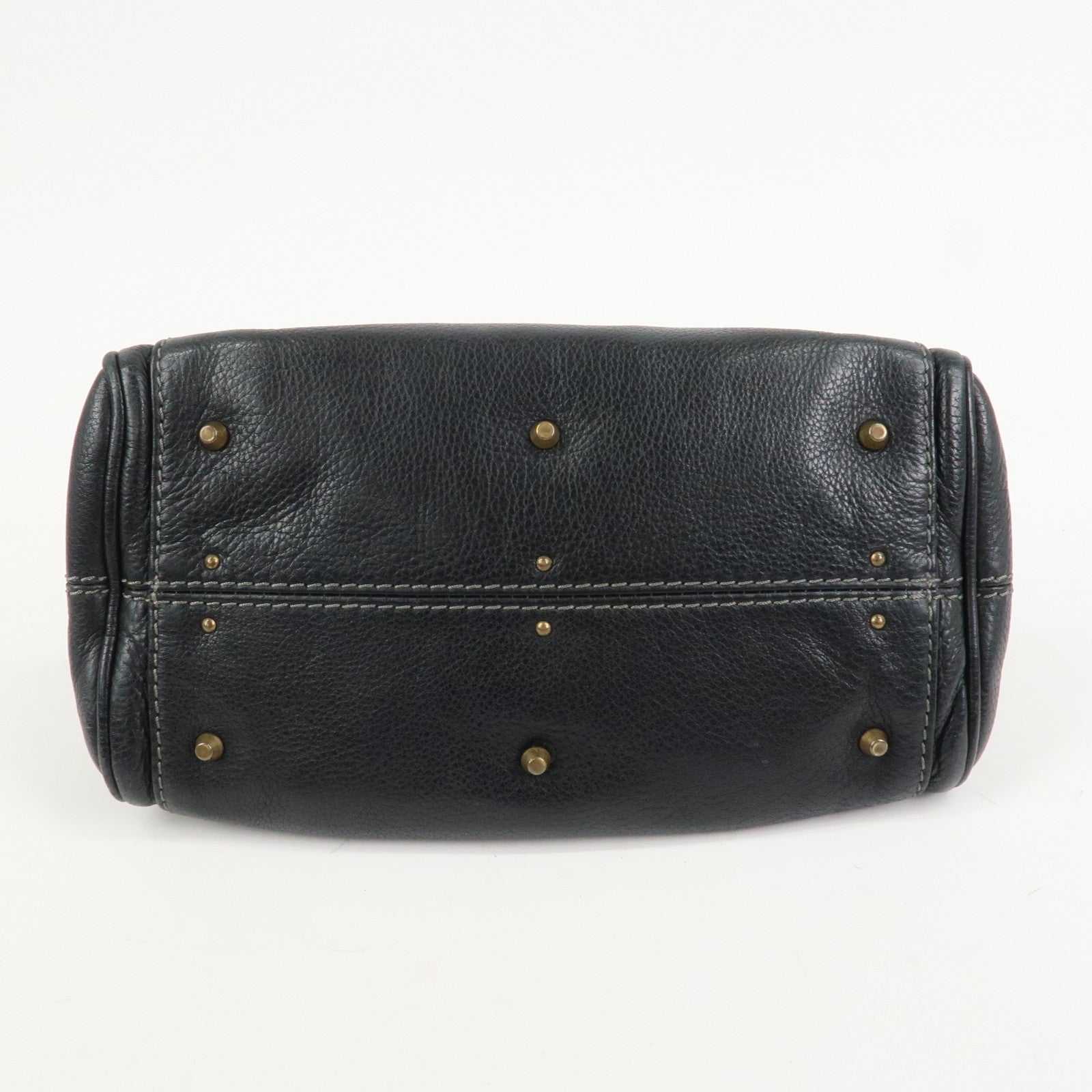 Chloe Paddington Leather Hand Bag Shoulder Bag Black