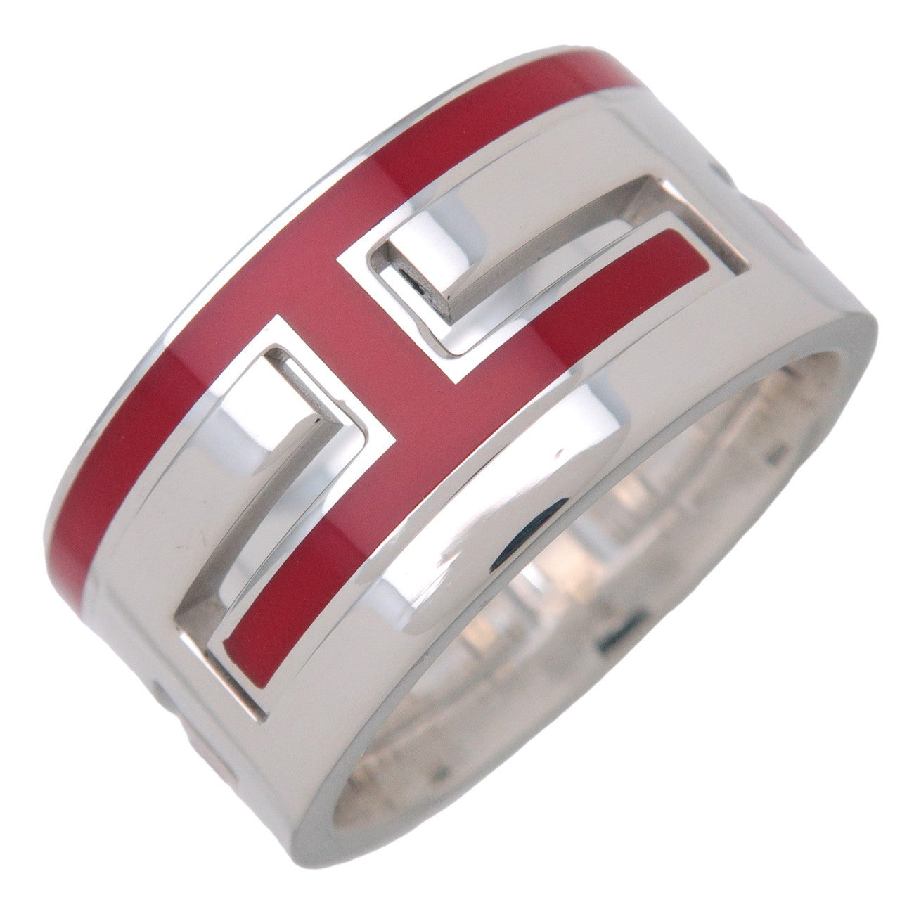 HERMES Move Ash Ring SV925 Silver #51 US5.5 EU51 HK12