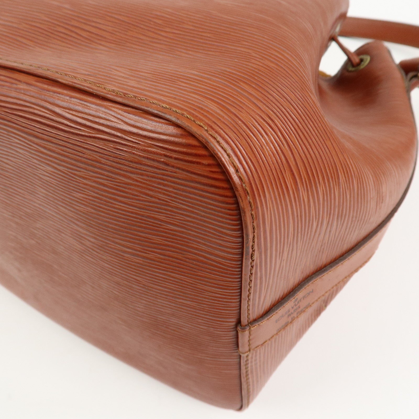 Louis Vuitton Epi Leather Petit Noe Shoulder Bag Kenya Brown M44103