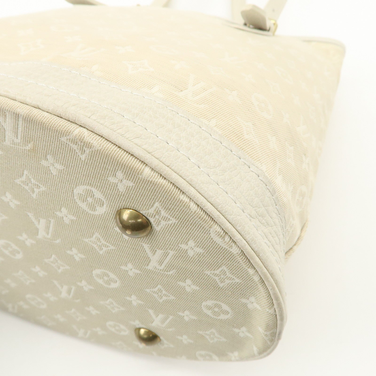 Louis Vuitton Monogram Mini Lin Bucket PM Hand Bag M95316