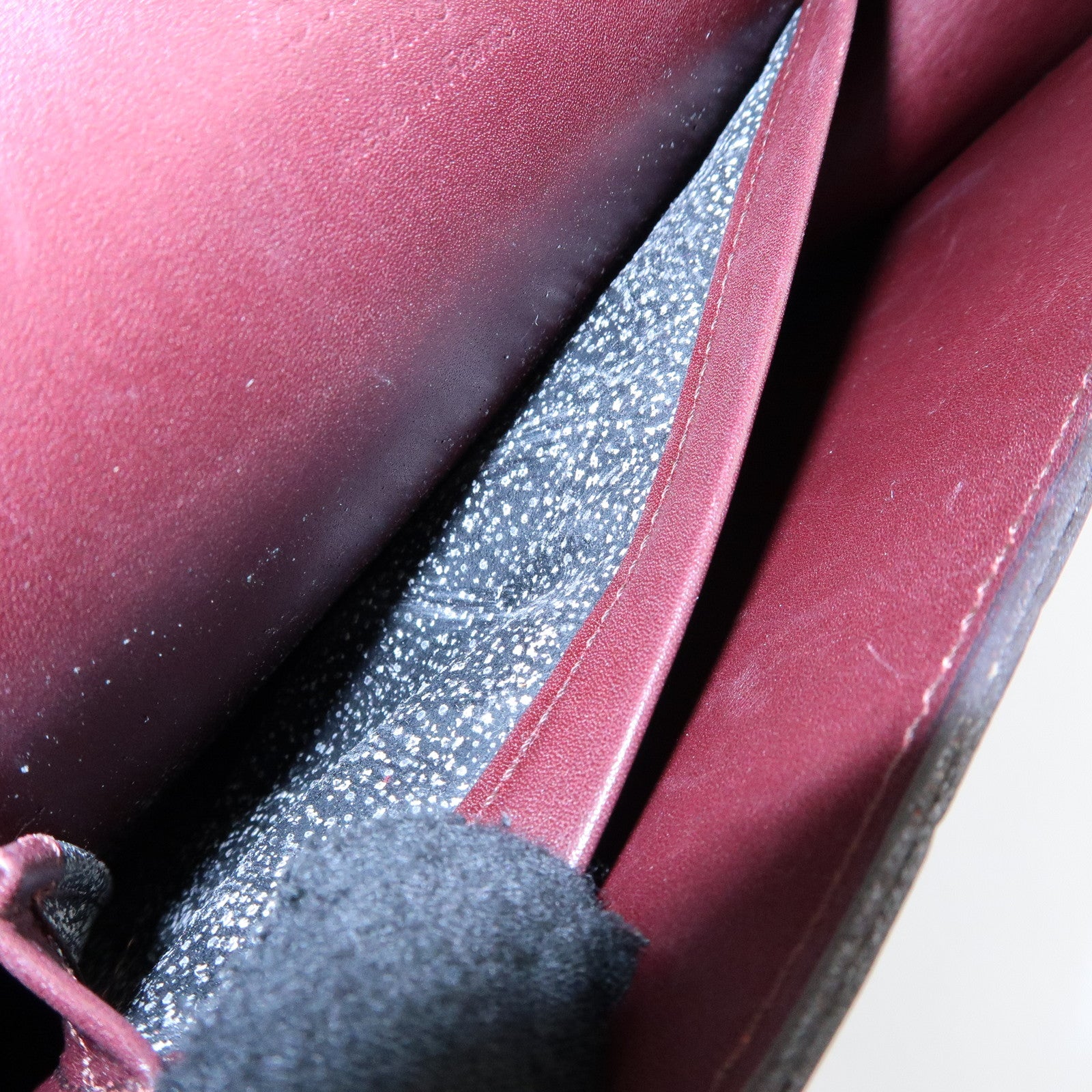 Louis Vuitton Damier Vernis Cabaret Shoulder Bag Bordeaux M92124