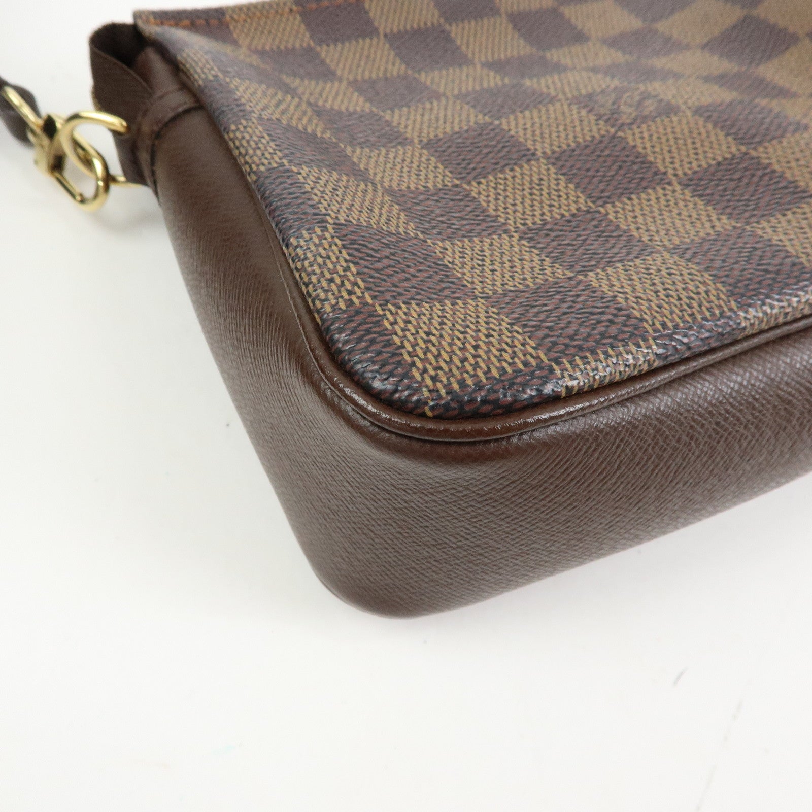 Louis Vuitton Damier Trousse Makeup Accessory Pouch Brown N51982